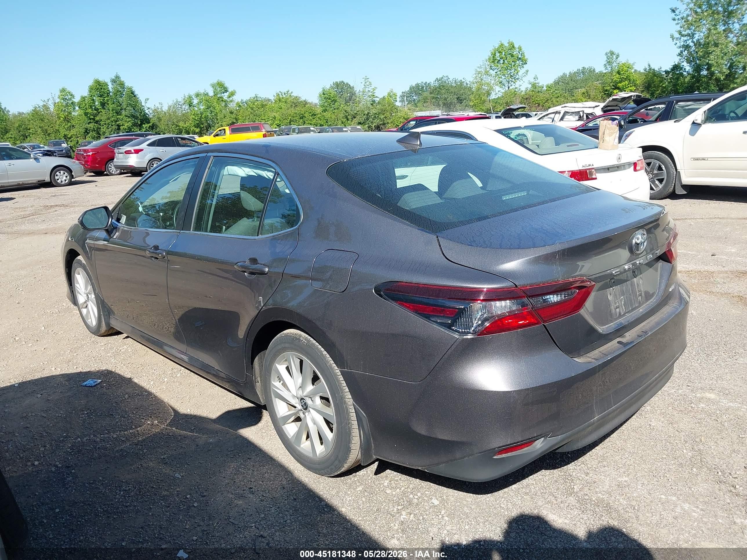 2023 Toyota Camry Le Gray vin: 4T1C11AK9PU079389