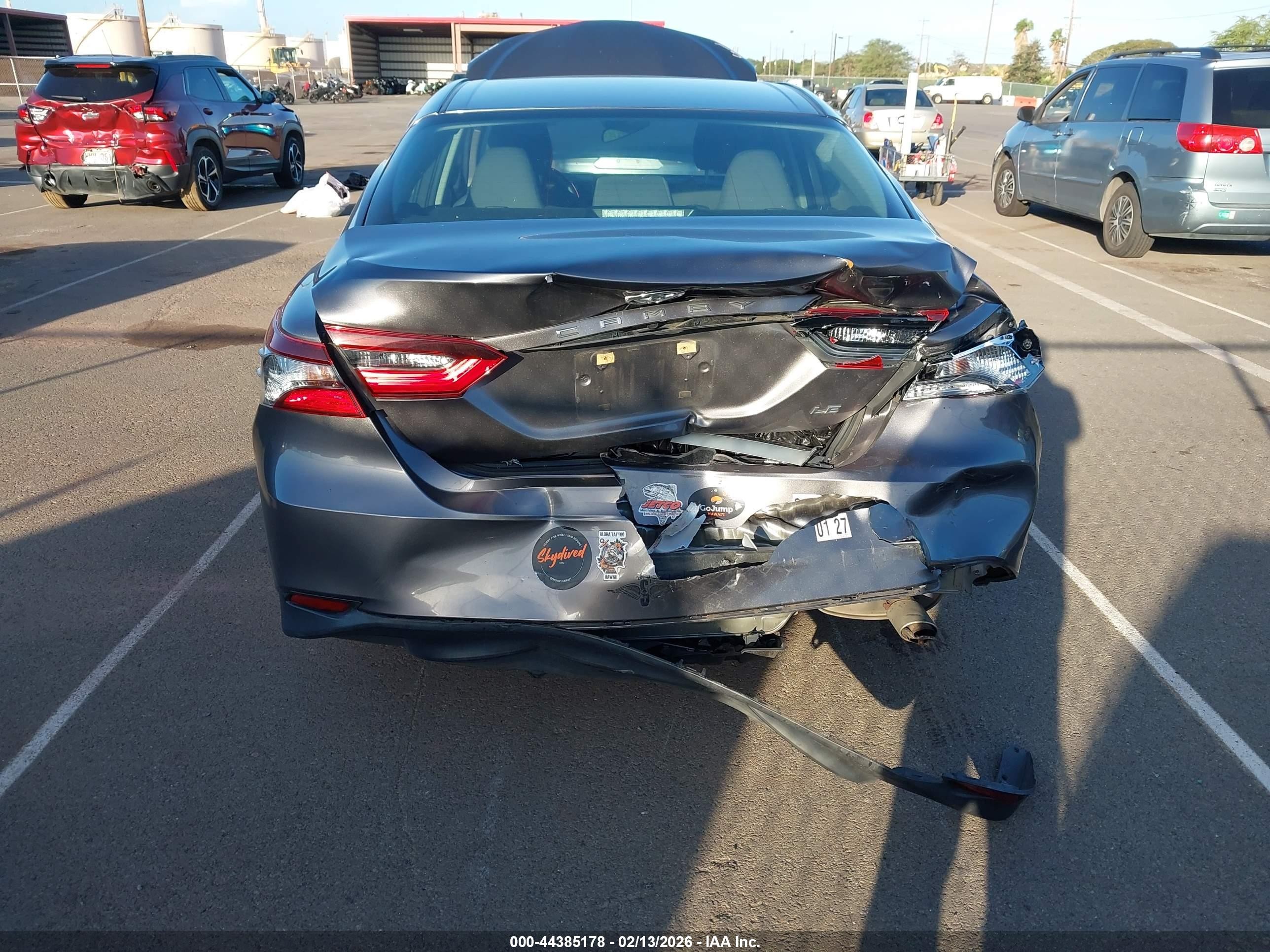 2023 Toyota Camry Le Gray vin: 4T1C11AK9PU086181