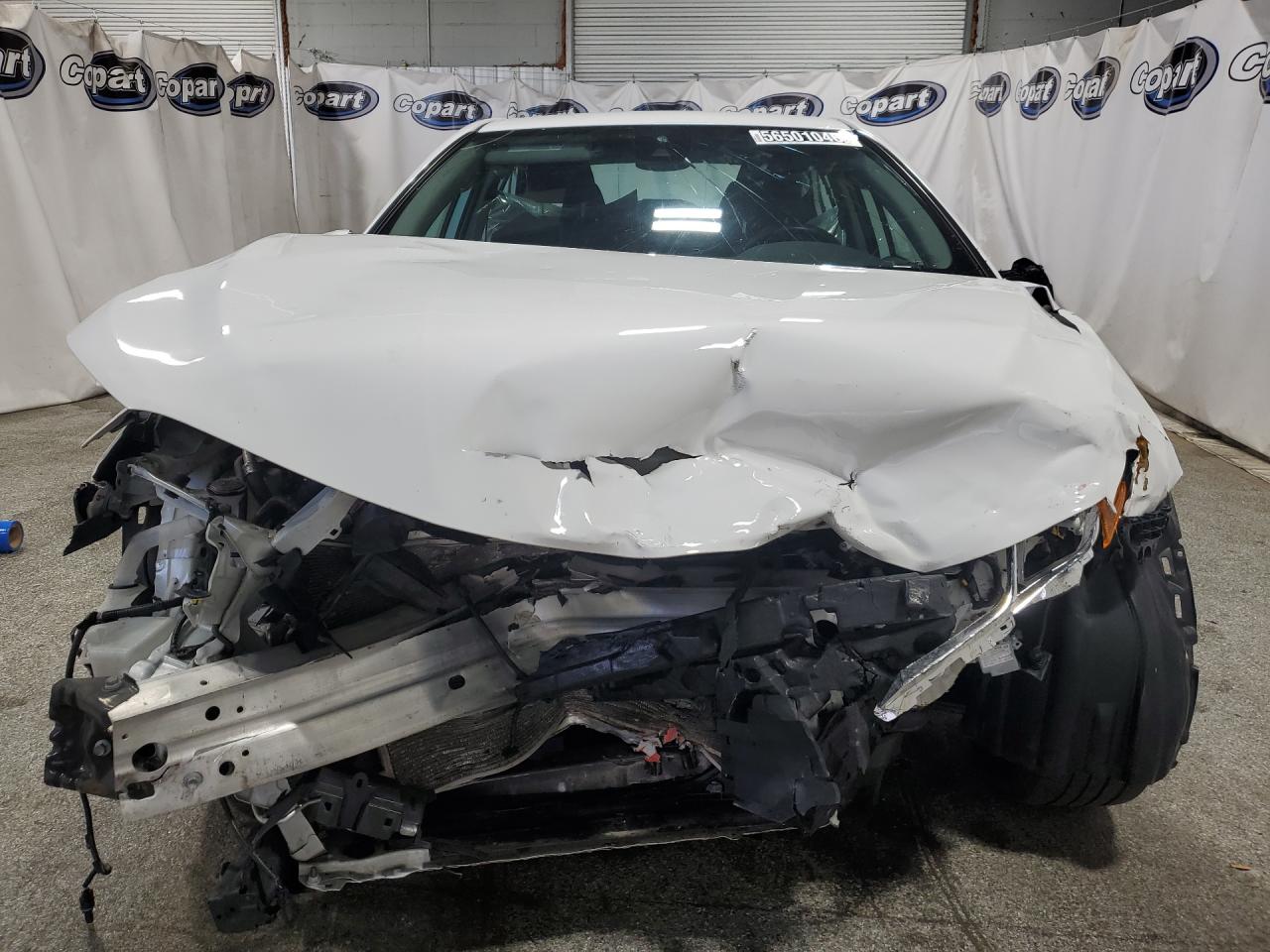 2023 Toyota Camry Le White vin: 4T1C11BK2PU096890 Damage: Hood, Severe Damage, Replacement Required