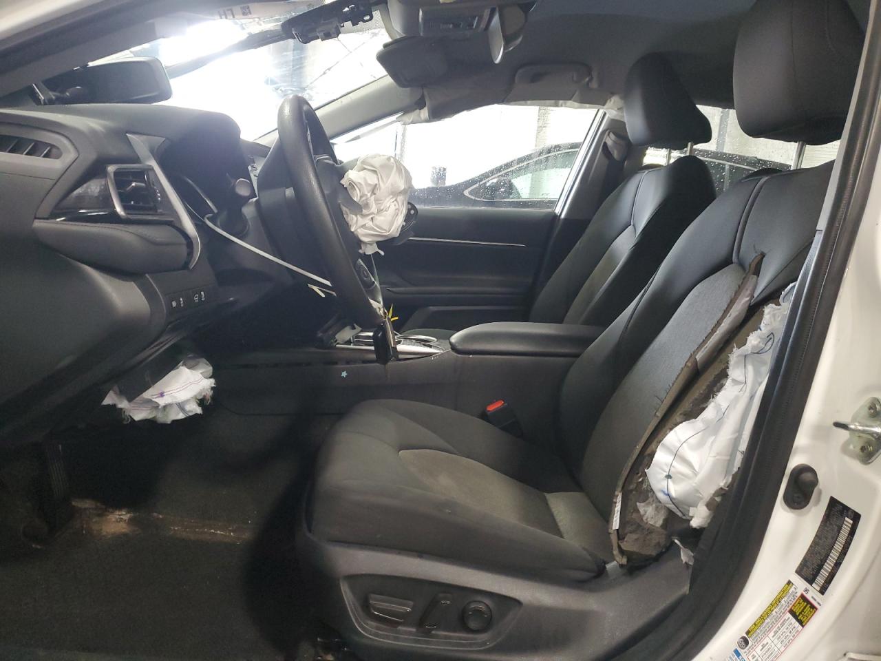 2023 Toyota Camry Le White vin: 4T1C11BK2PU096890 Damage: Airbag - Front Left, Deployed, Replacement Required