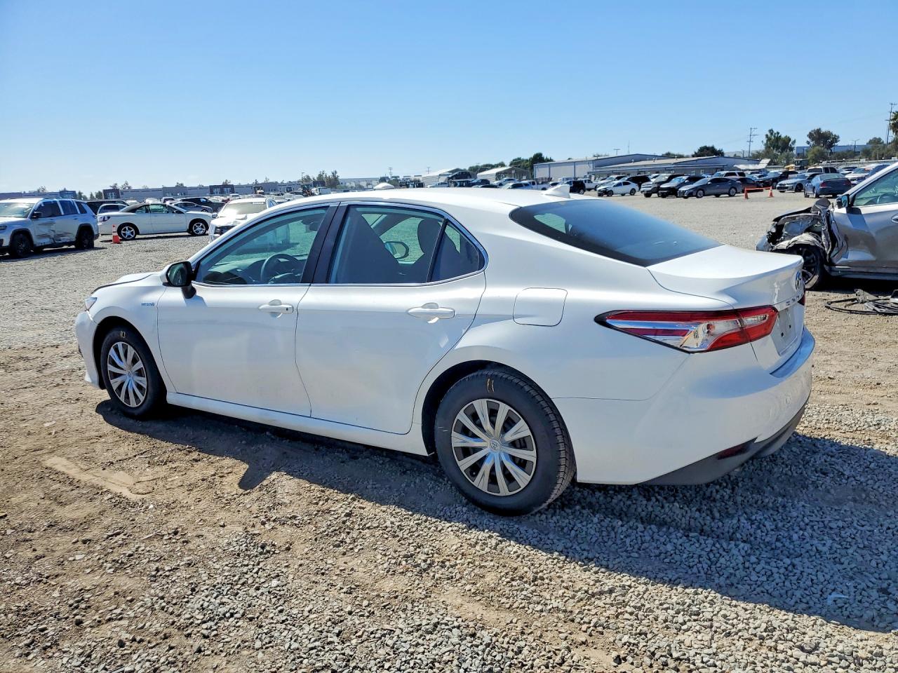 2020 Toyota Camry Le White vin: 4T1C31AK2LU019233