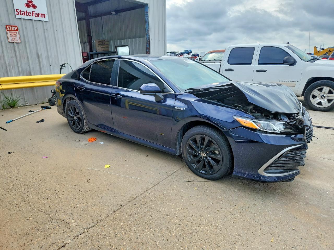 2021 Toyota Camry Le Синий vin: 4T1C31AK5MU556342