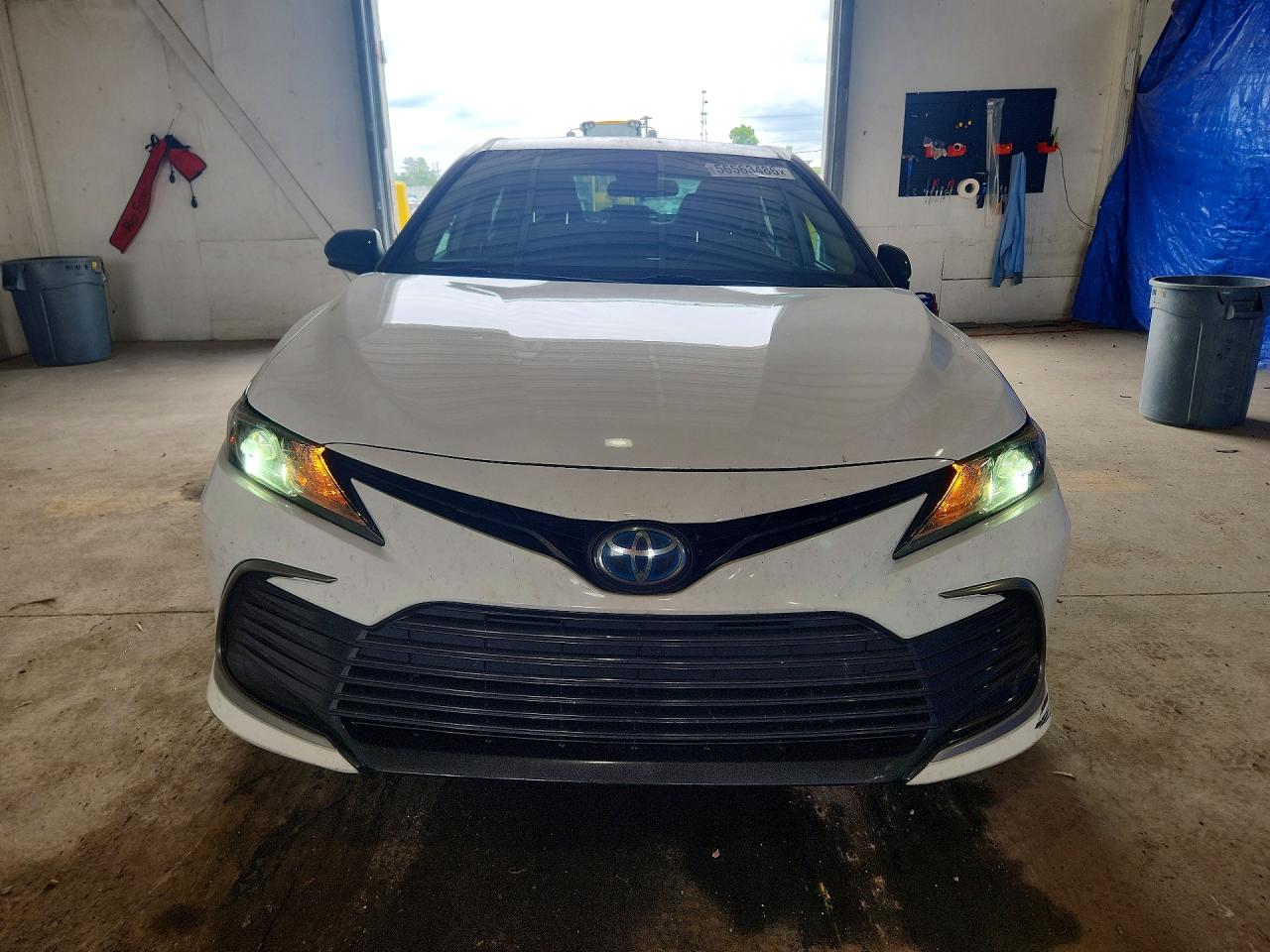2021 Toyota Camry Le White vin: 4T1C31AK8MU560661