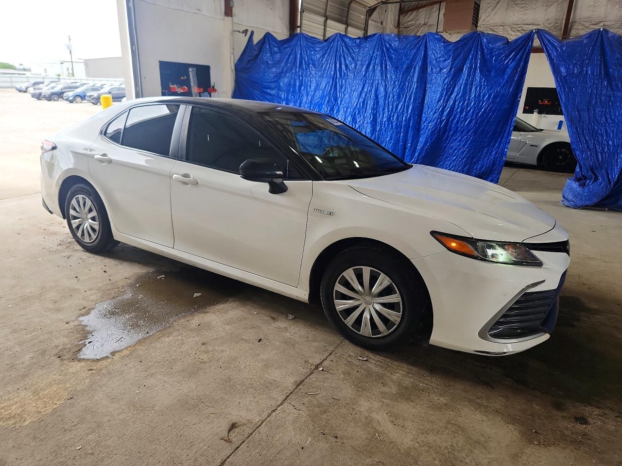 2021 Toyota Camry Le White vin: 4T1C31AK8MU560661