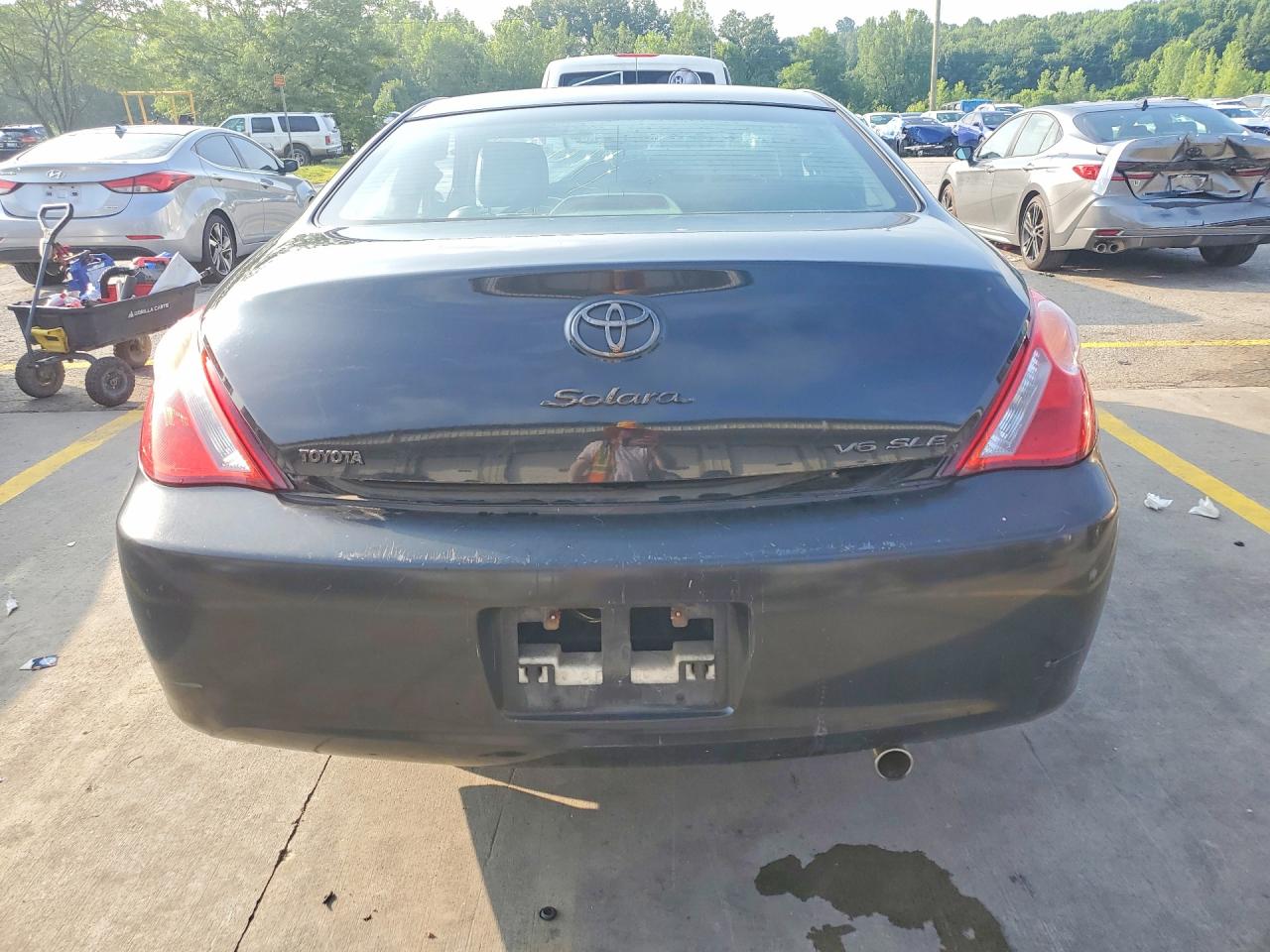 2004 Toyota Camry Solara Sle V6 Black vin: 4T1CA30P04U008084