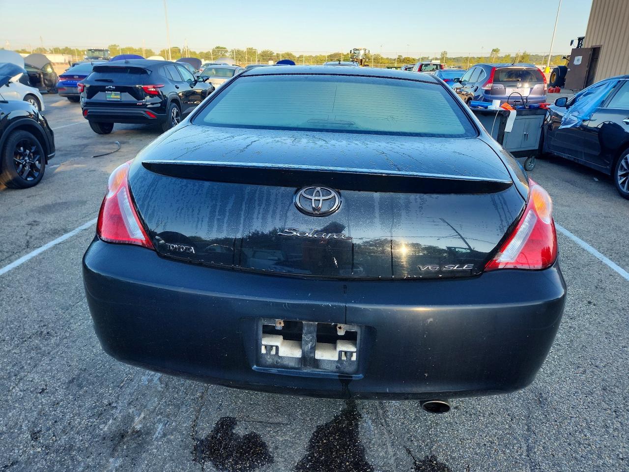 2004 Toyota Camry Solara Sle V6 Black vin: 4T1CA30P14U015707