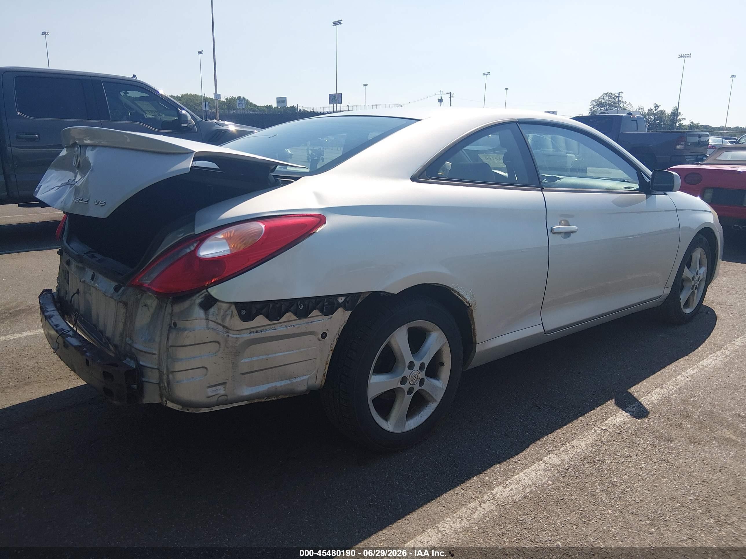 2006 Toyota Camry Solara Sle V6 Silver vin: 4T1CA30P16U081886