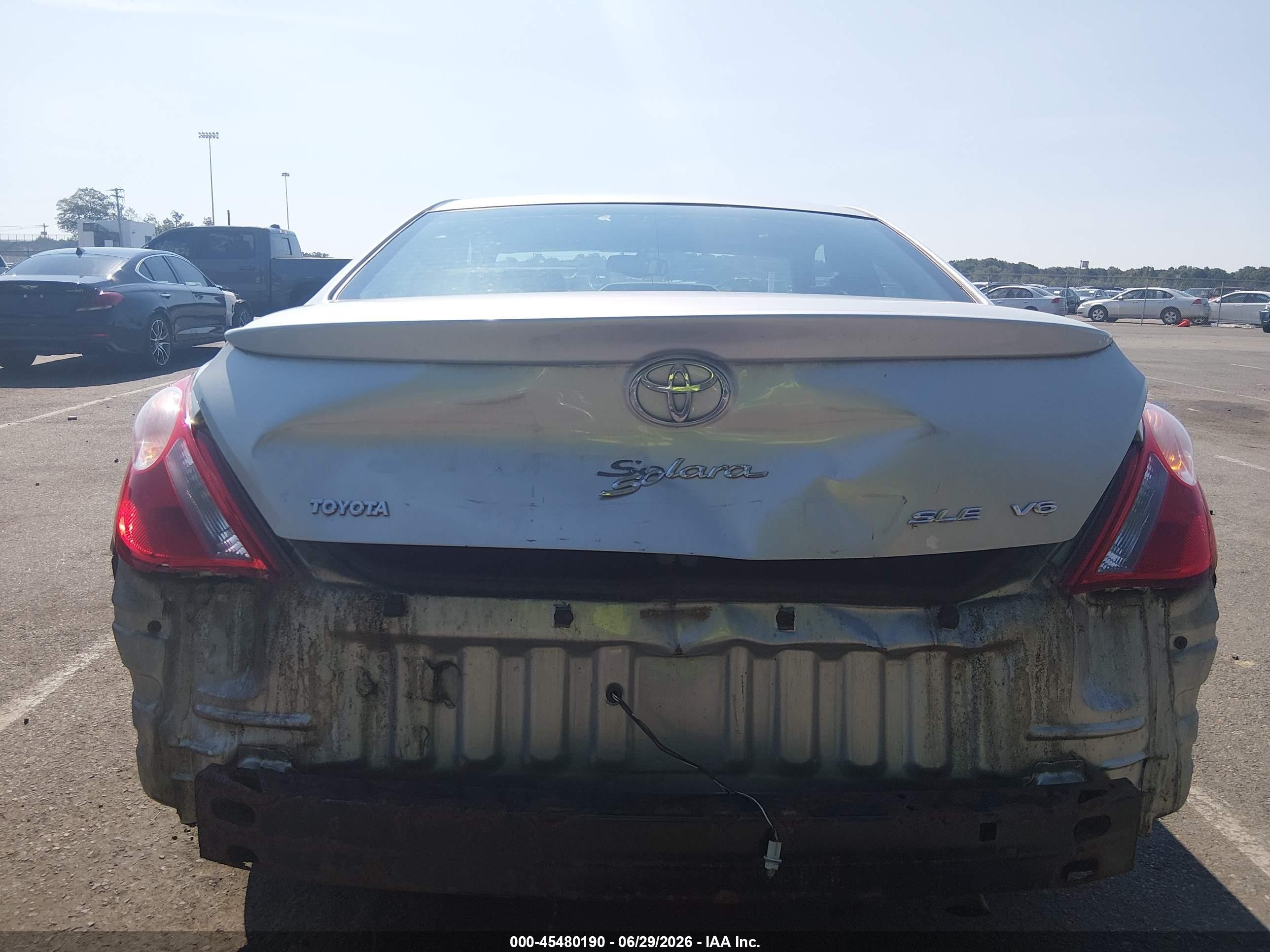 2006 Toyota Camry Solara Sle V6 Silver vin: 4T1CA30P16U081886