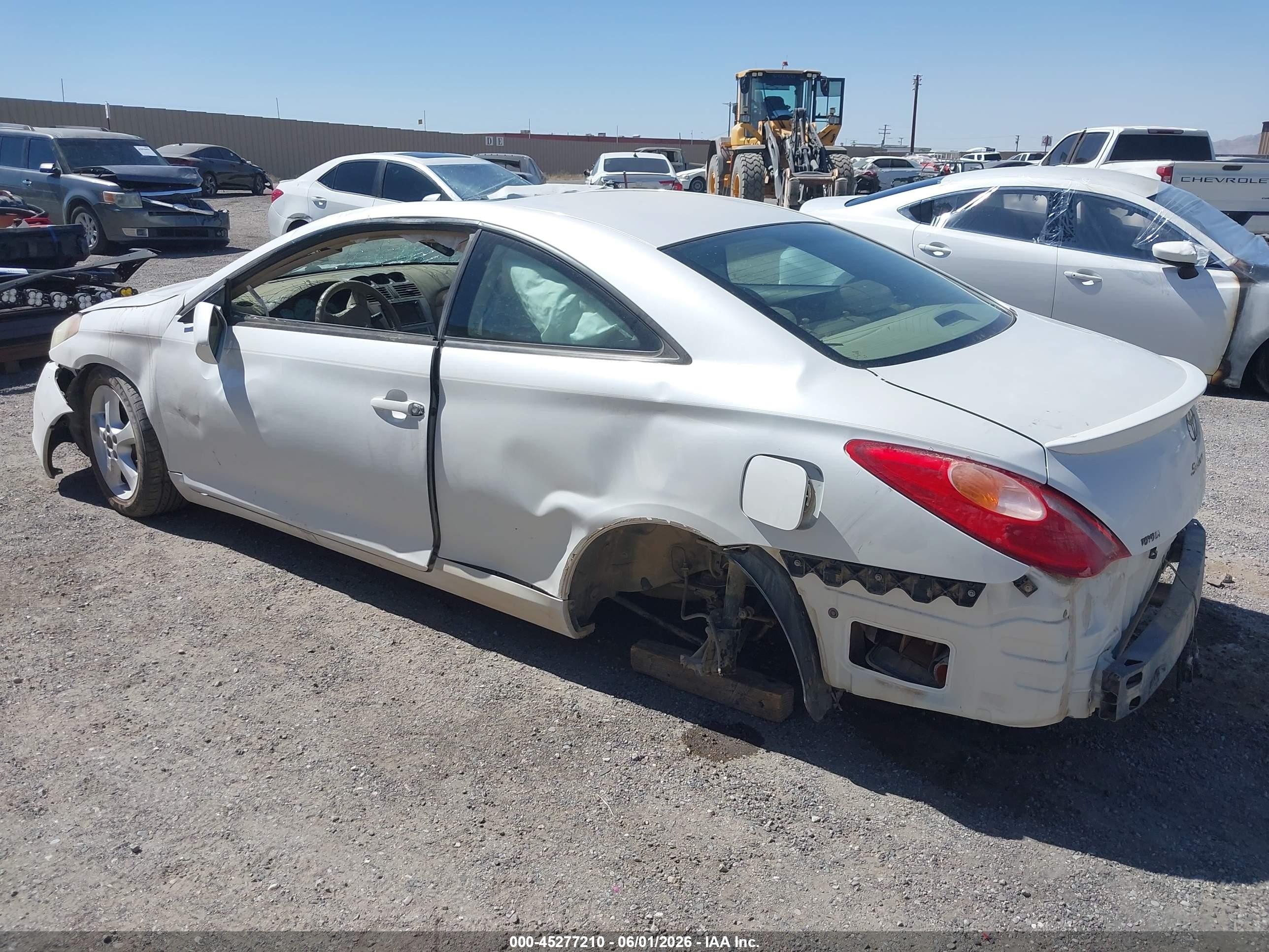 2006 Toyota Camry Solara Sle V6 White vin: 4T1CA30P26U100459