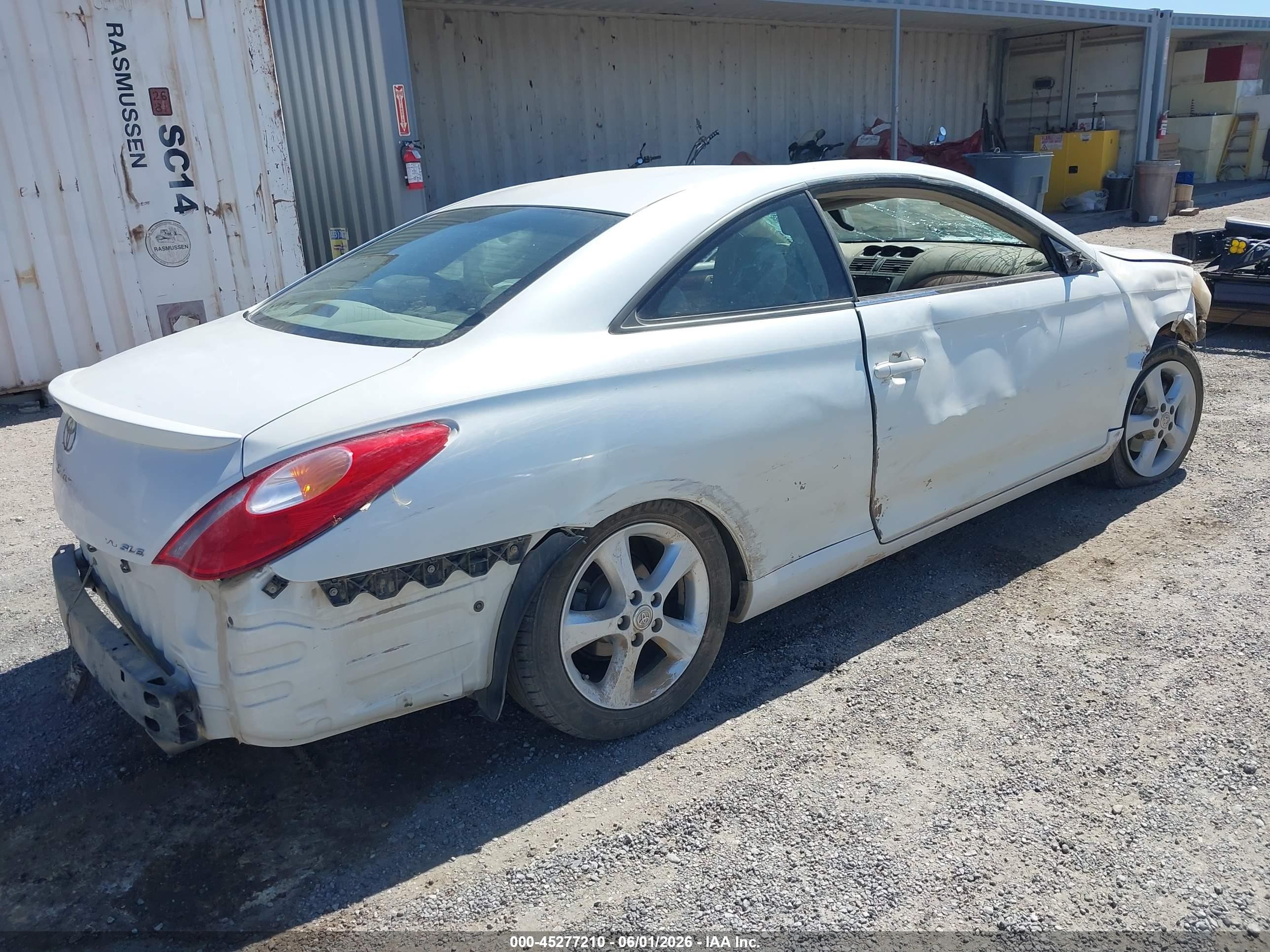 2006 Toyota Camry Solara Sle V6 White vin: 4T1CA30P26U100459