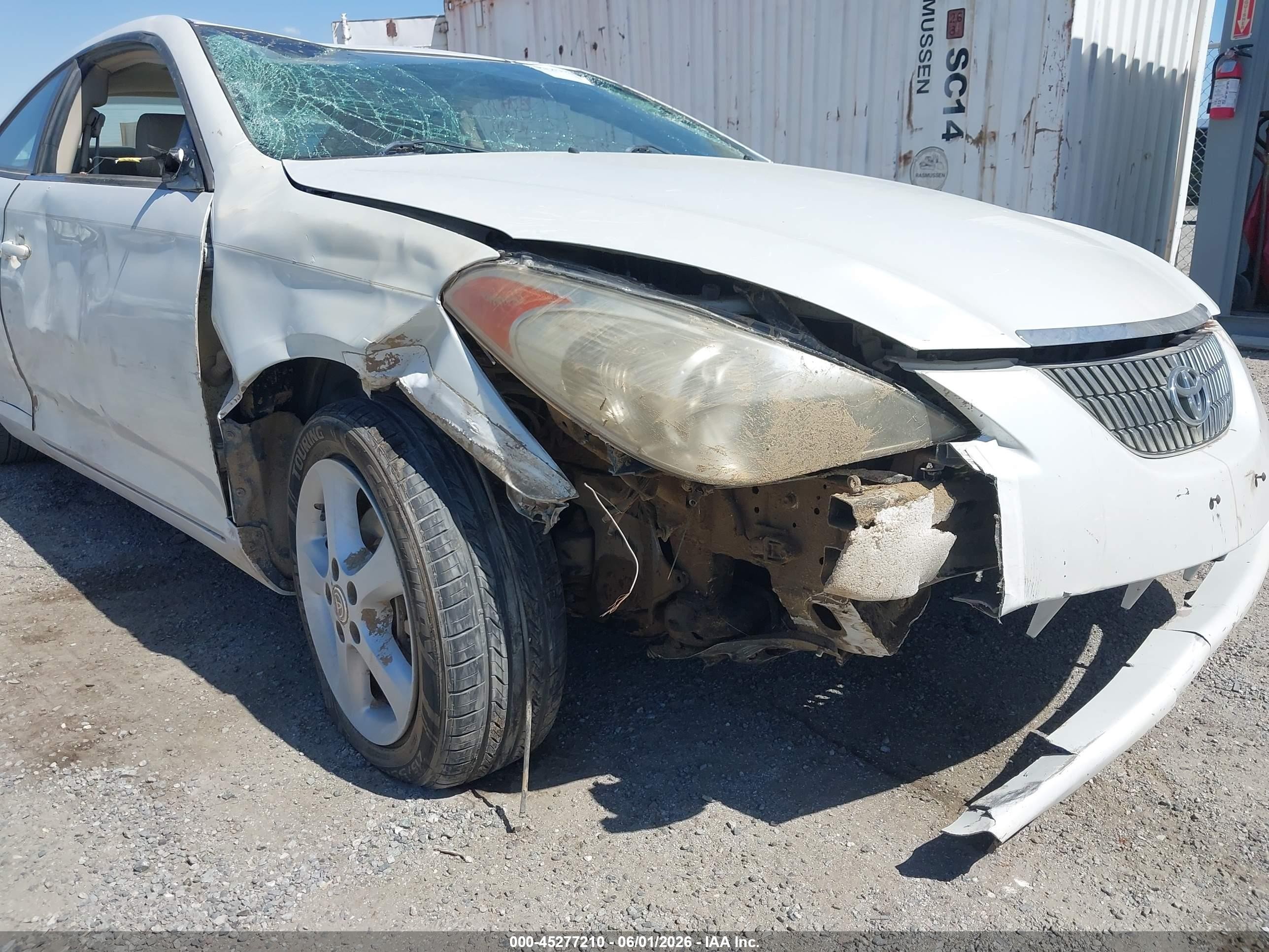 2006 Toyota Camry Solara Sle V6 White vin: 4T1CA30P26U100459