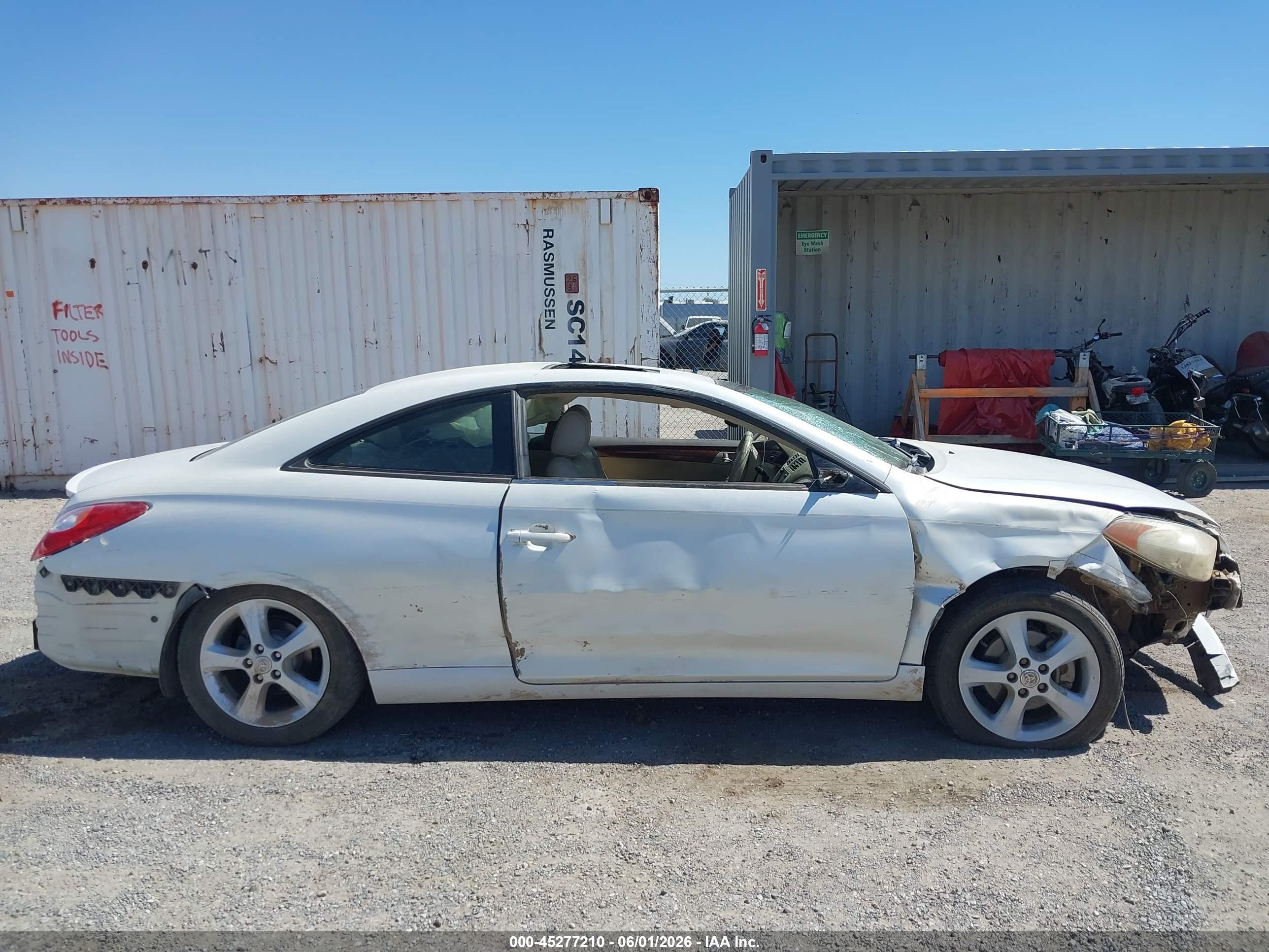 2006 Toyota Camry Solara Sle V6 White vin: 4T1CA30P26U100459