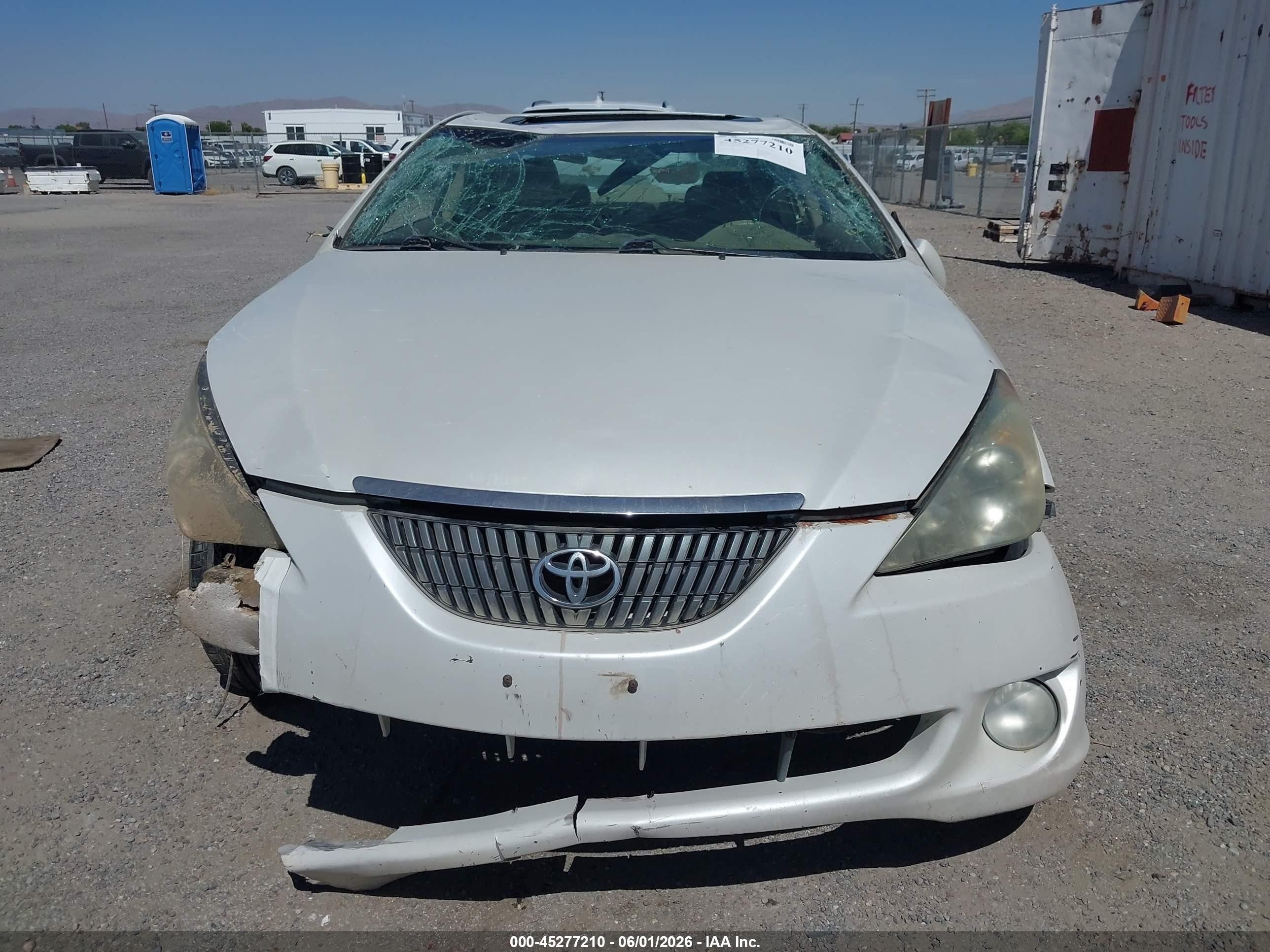 2006 Toyota Camry Solara Sle V6 White vin: 4T1CA30P26U100459