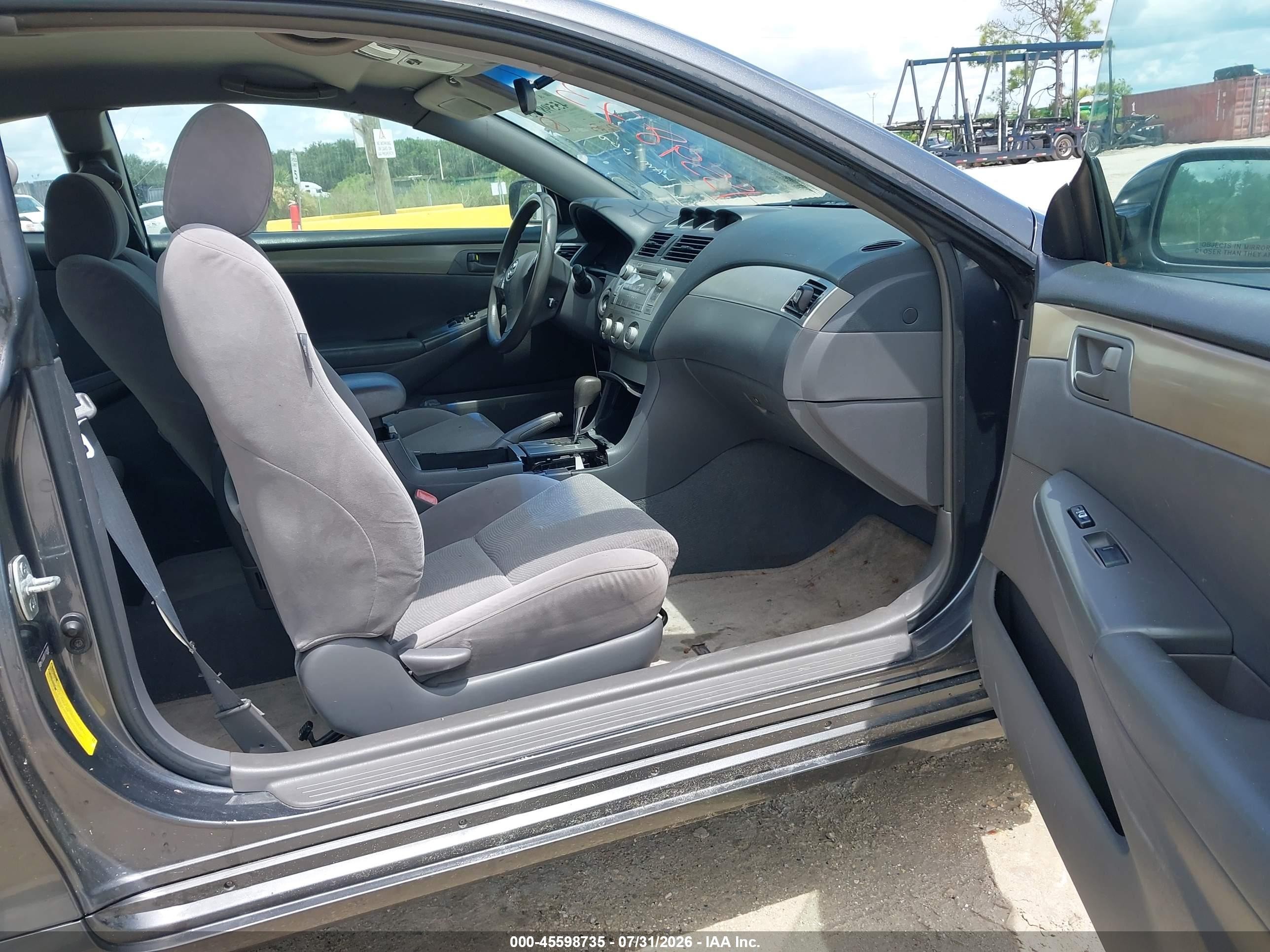 2007 Toyota Camry Solara Se V6 Gray vin: 4T1CA30P27U124181