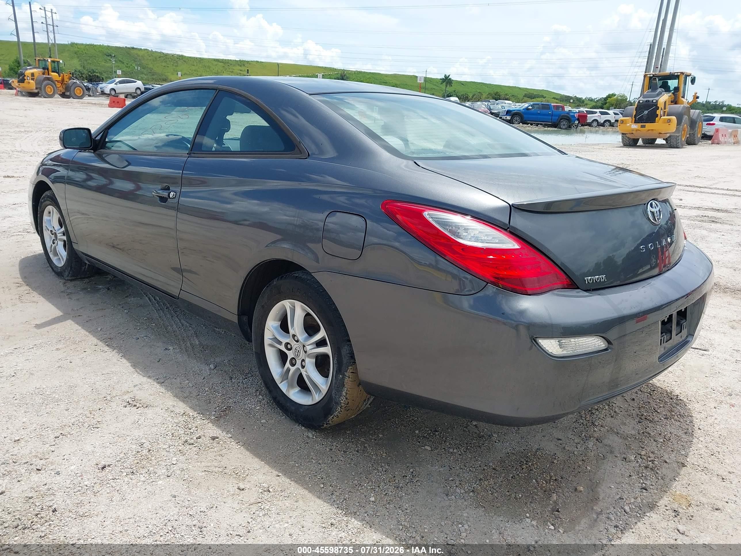 2007 Toyota Camry Solara Se V6 Gray vin: 4T1CA30P27U124181