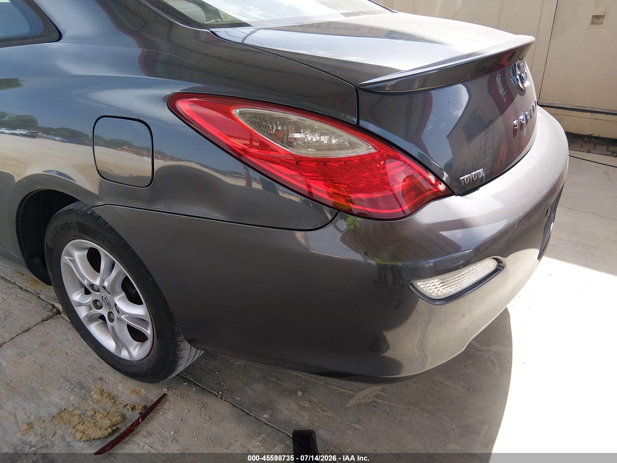 2007 Toyota Camry Solara Se V6 Gray vin: 4T1CA30P27U124181