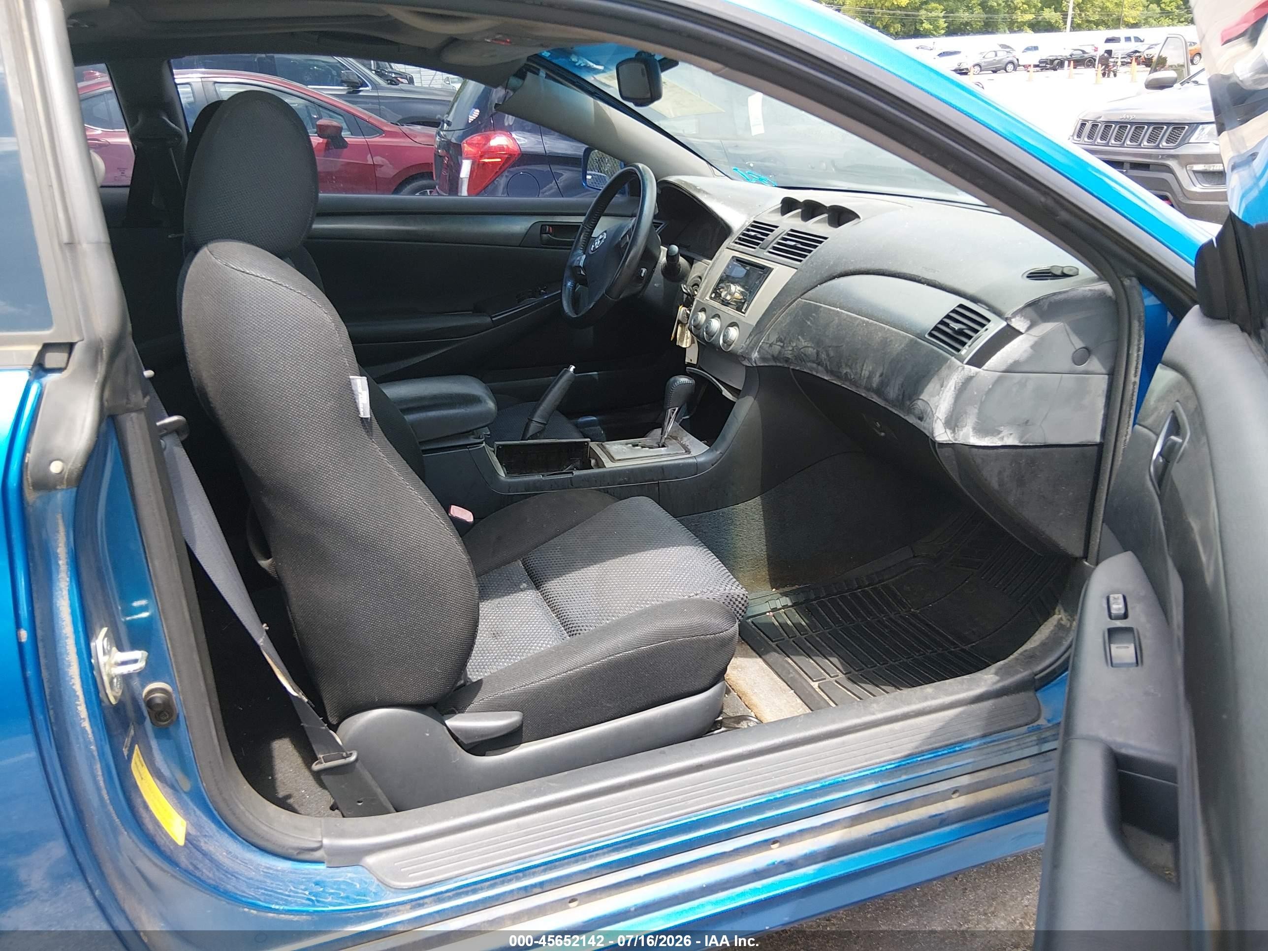 2007 Toyota Camry Solara Sport V6 Blue vin: 4T1CA30P27U126531