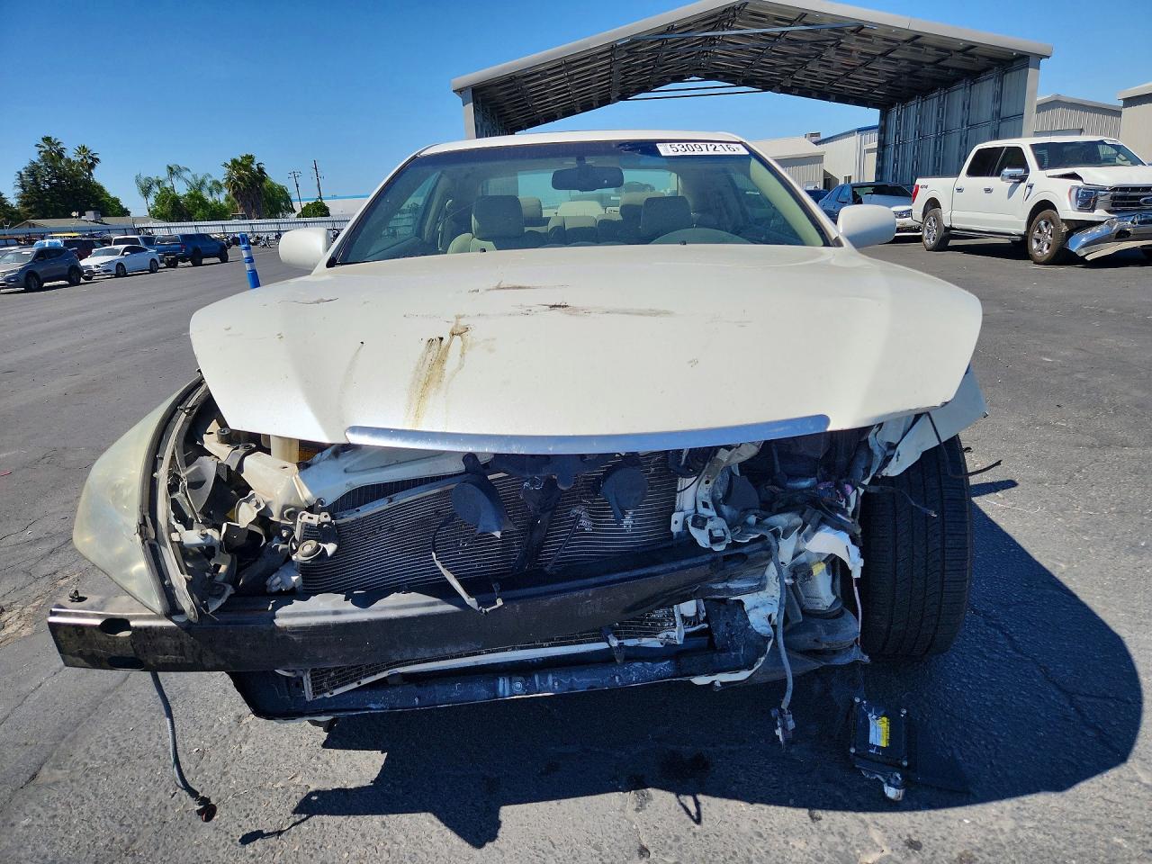 2008 Toyota Camry Solara Sle V6 White vin: 4T1CA30P28U151768