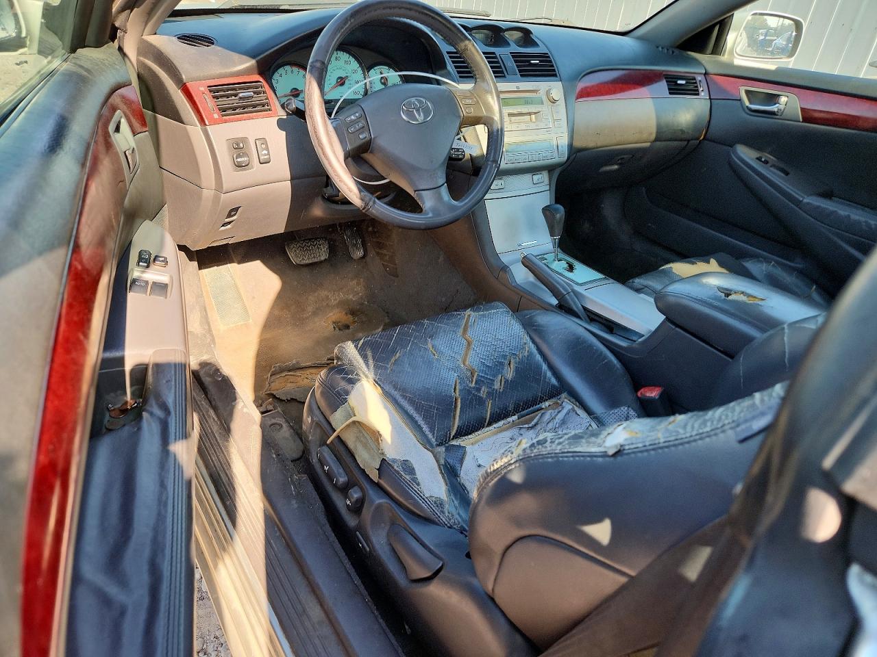 2004 Toyota Camry Solara Sle V6 Silver vin: 4T1CA30P34U022626