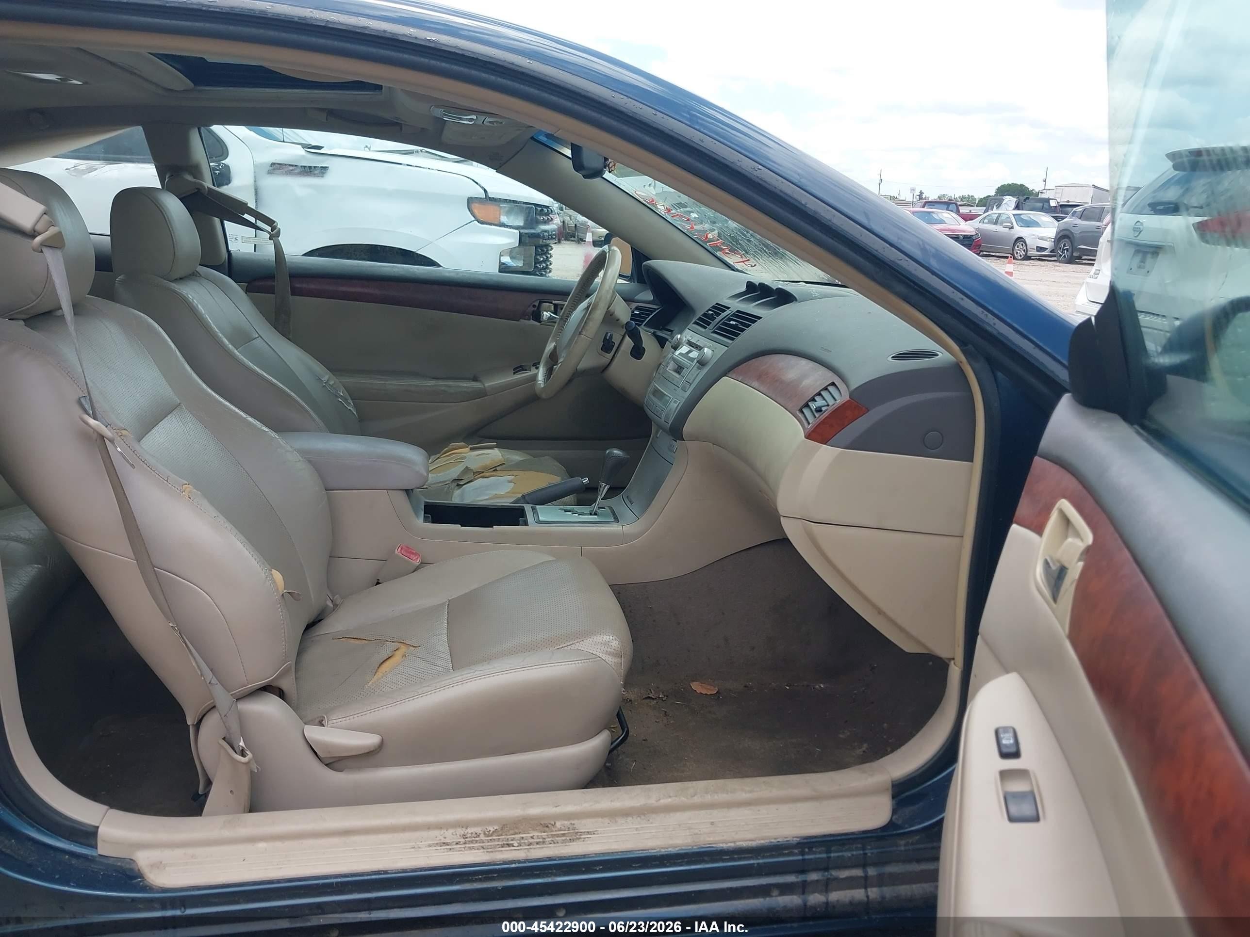 2006 Toyota Camry Solara Sle V6 Blue vin: 4T1CA30P36U095482