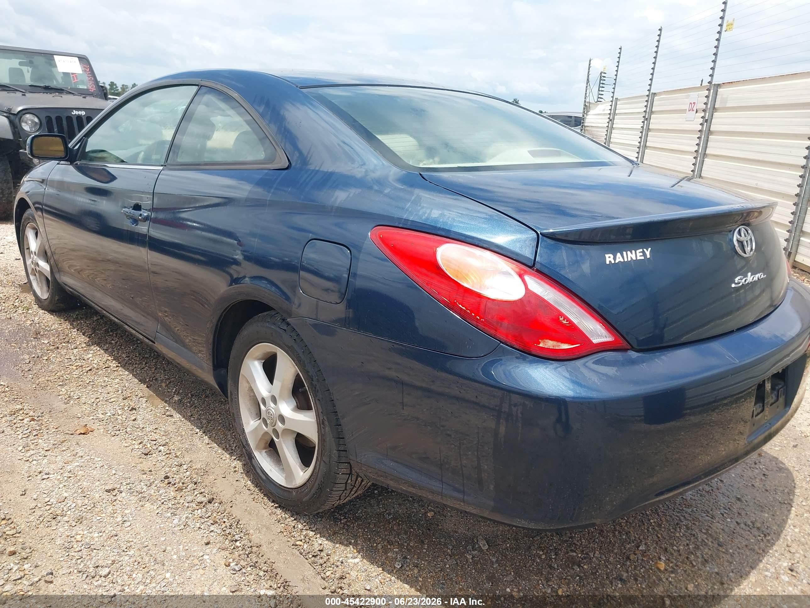 2006 Toyota Camry Solara Sle V6 Blue vin: 4T1CA30P36U095482