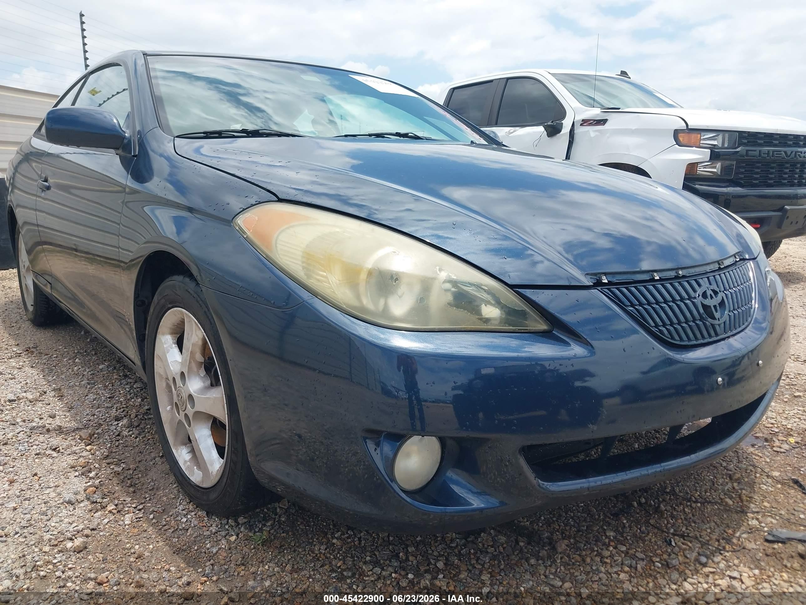 2006 Toyota Camry Solara Sle V6 Blue vin: 4T1CA30P36U095482