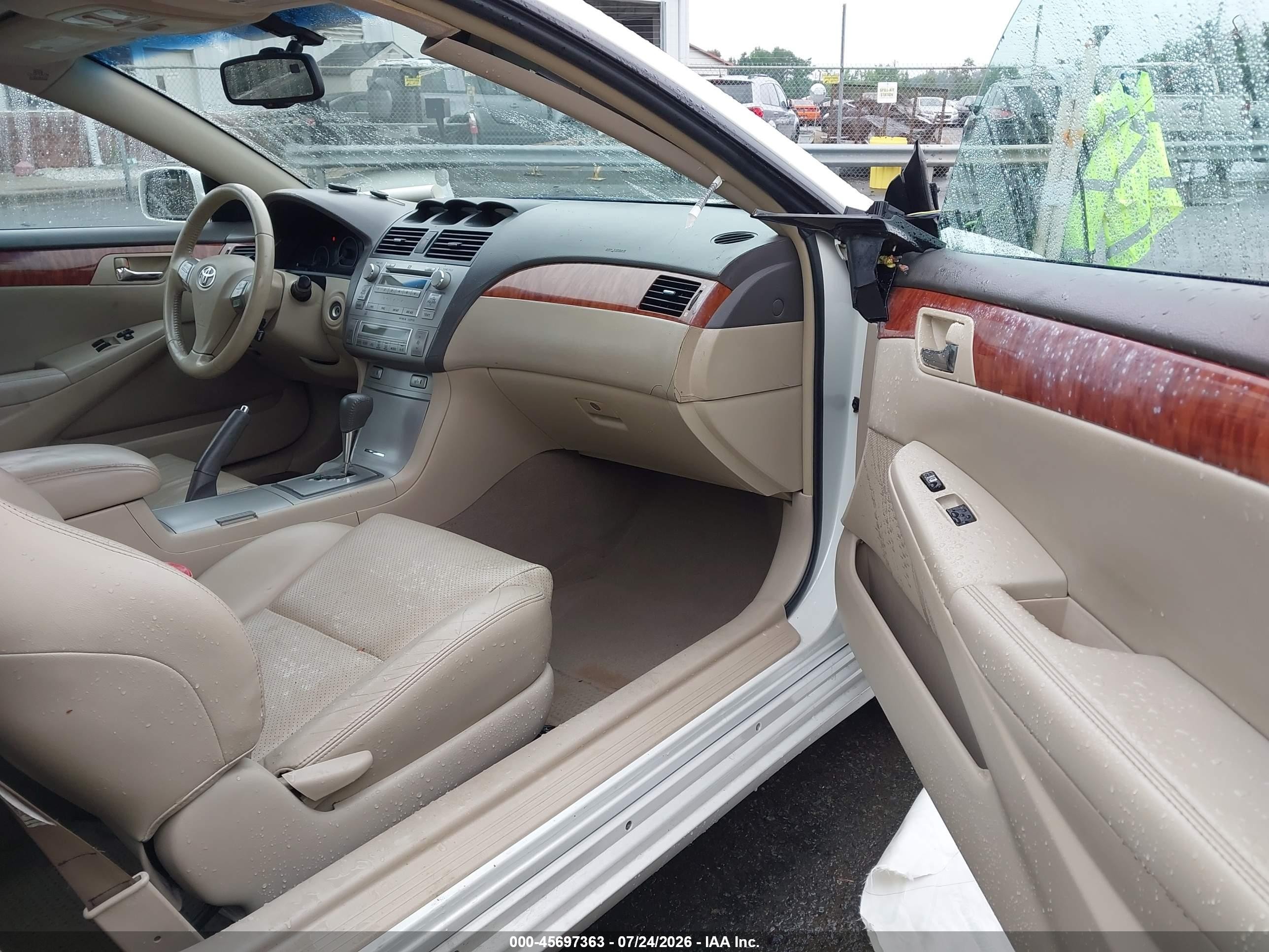 2008 Toyota Camry Solara Sle White vin: 4T1CA30P38U136194