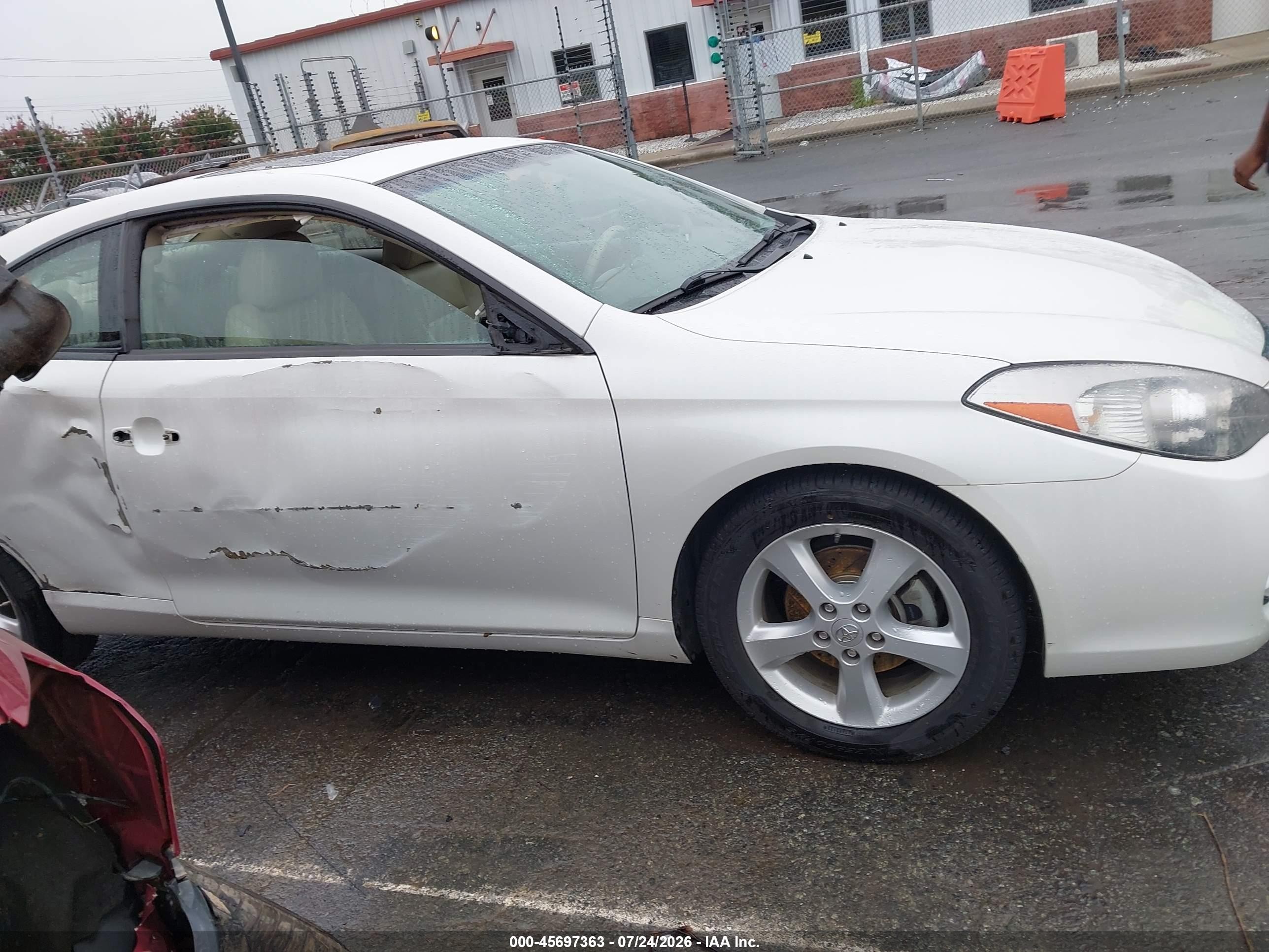 2008 Toyota Camry Solara Sle White vin: 4T1CA30P38U136194