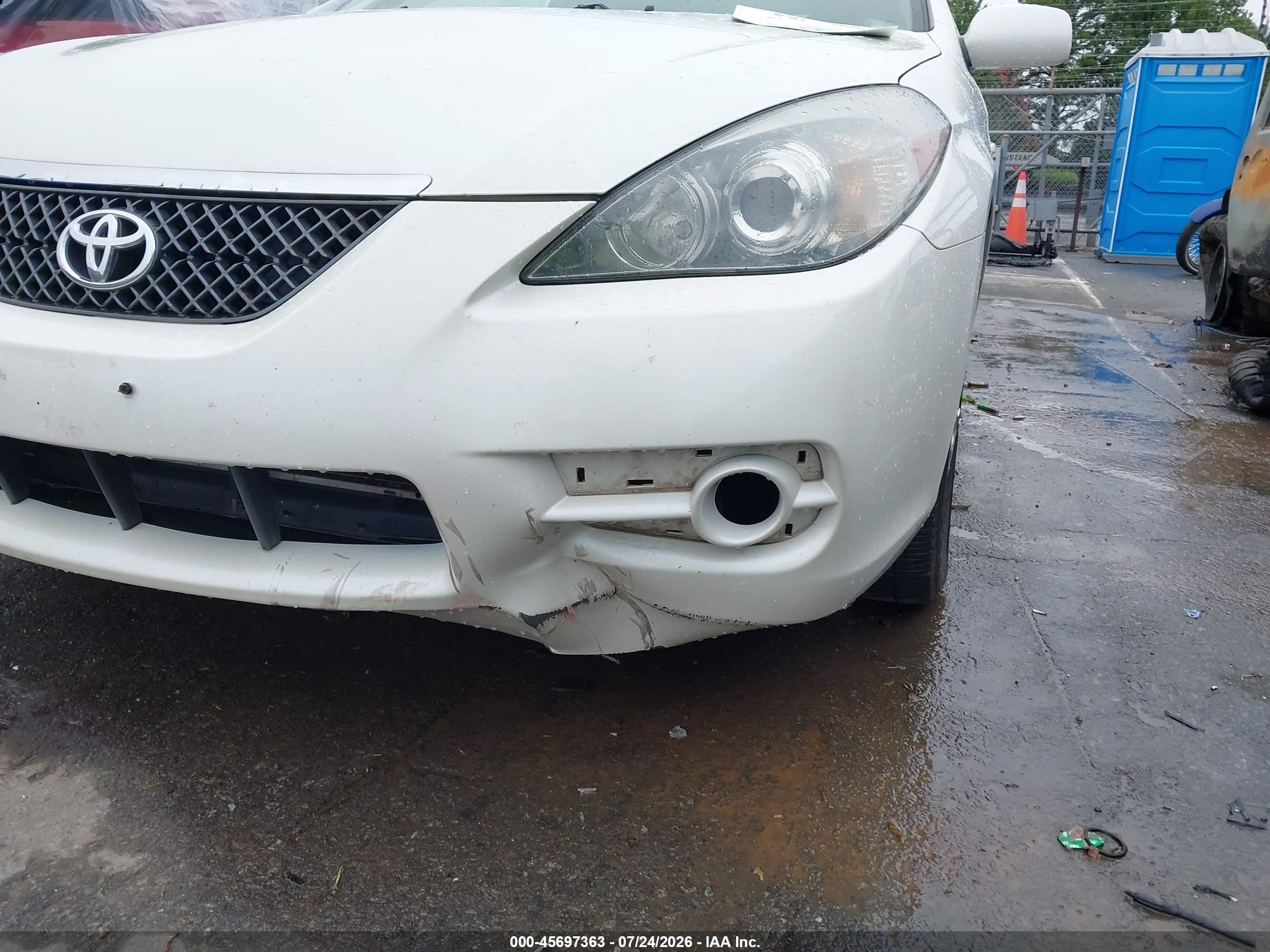 2008 Toyota Camry Solara Sle White vin: 4T1CA30P38U136194