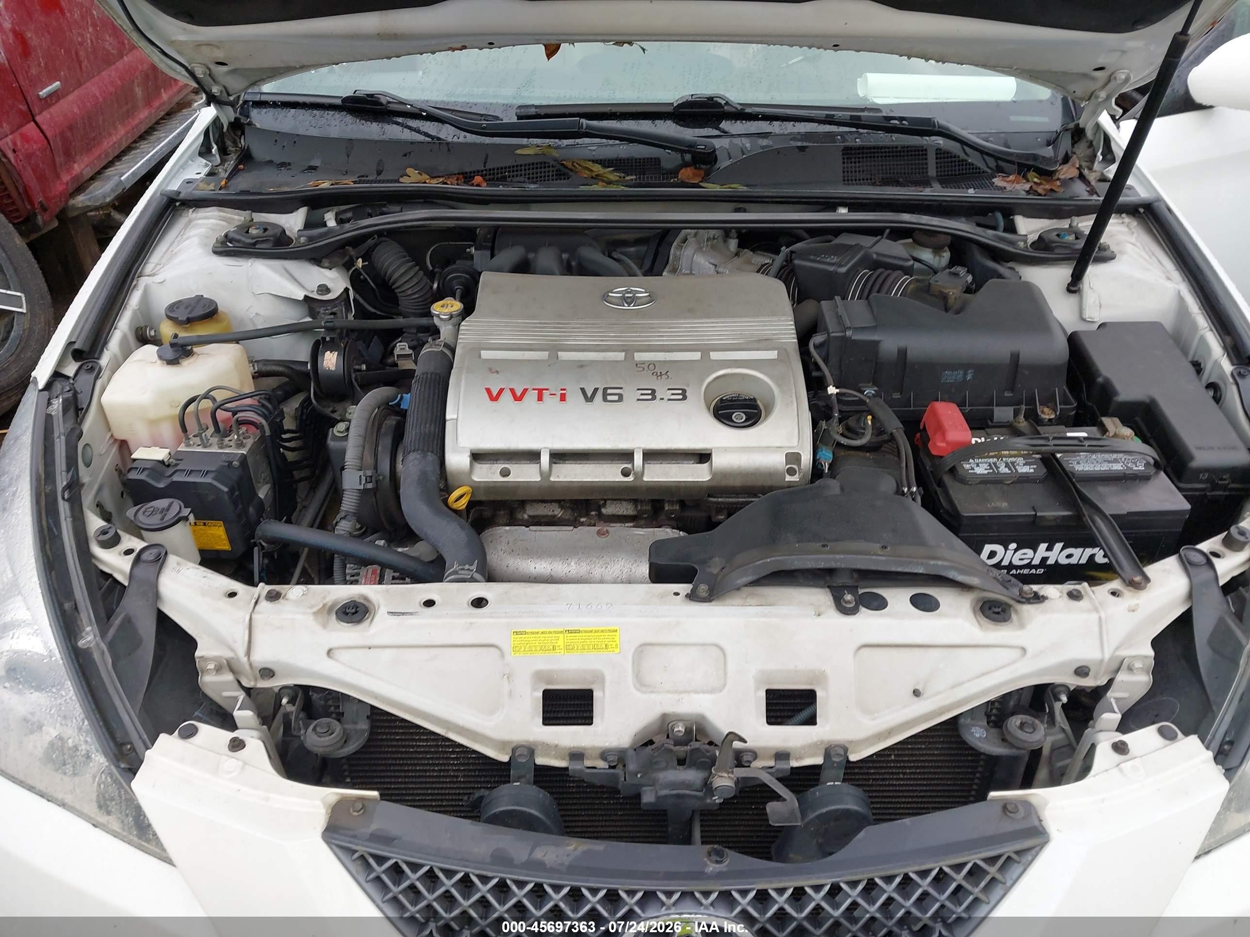 2008 Toyota Camry Solara Sle White vin: 4T1CA30P38U136194