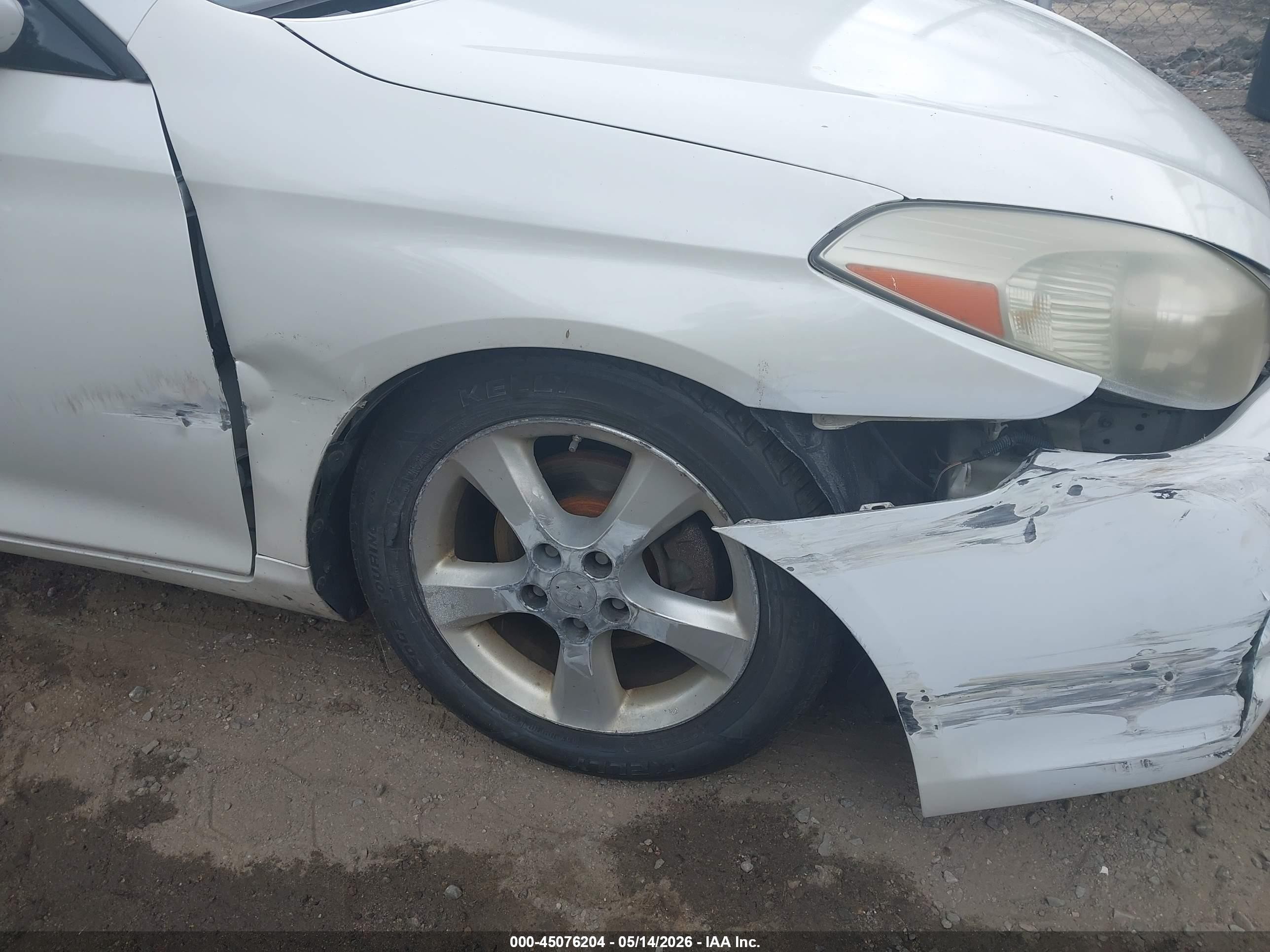 2008 Toyota Camry Solara Sle V6 White vin: 4T1CA30P38U143730