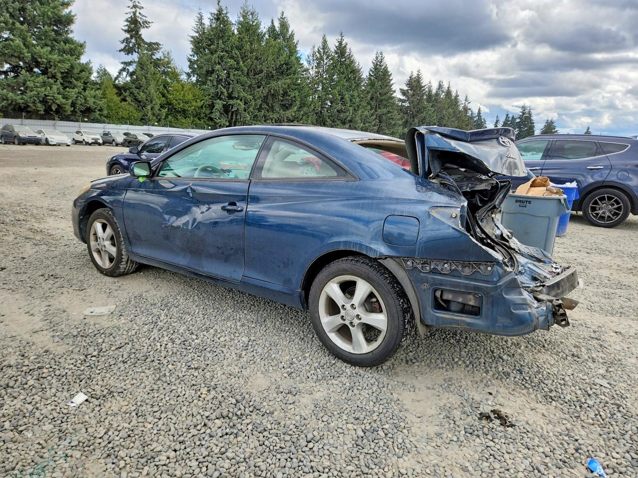 2004 Toyota Camry Solara Sle V6 Blue vin: 4T1CA30P44U009397