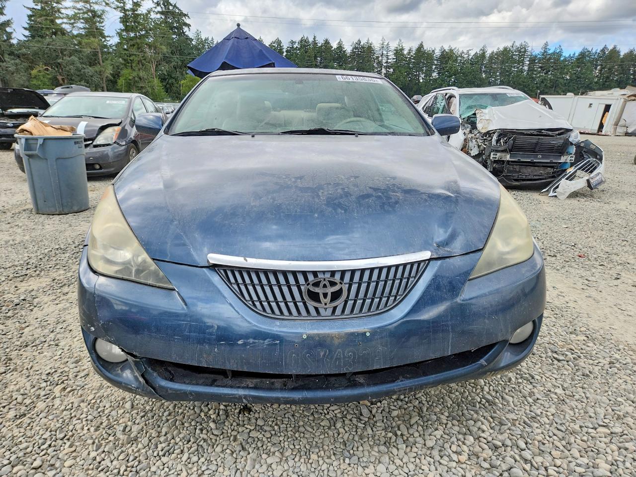 2004 Toyota Camry Solara Sle V6 Blue vin: 4T1CA30P44U009397