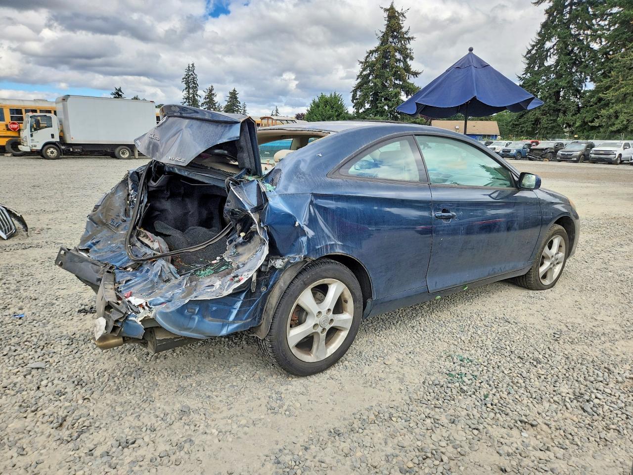 2004 Toyota Camry Solara Sle V6 Blue vin: 4T1CA30P44U009397