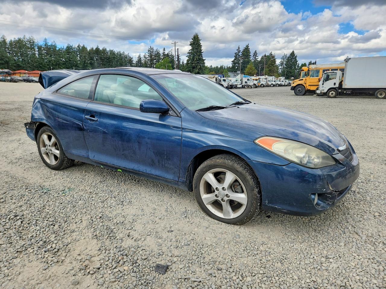 2004 Toyota Camry Solara Sle V6 Blue vin: 4T1CA30P44U009397