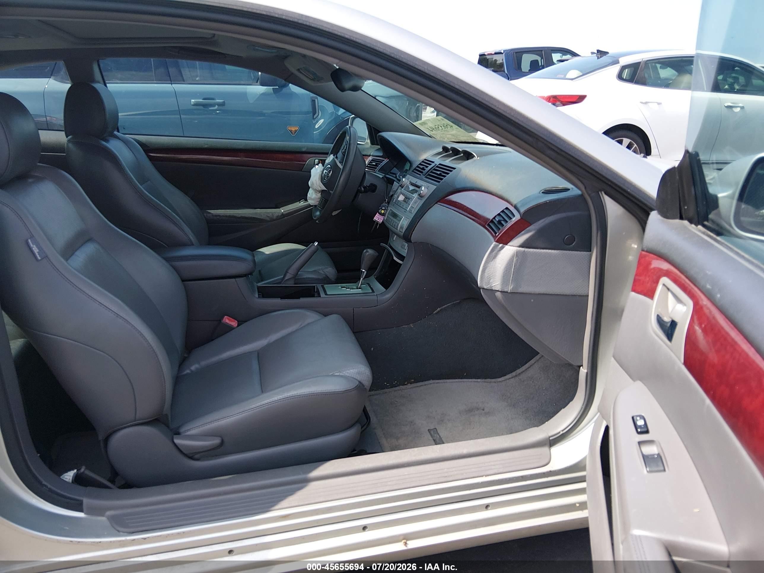 2004 Toyota Camry Solara Sle V6 Silver vin: 4T1CA30P44U032369