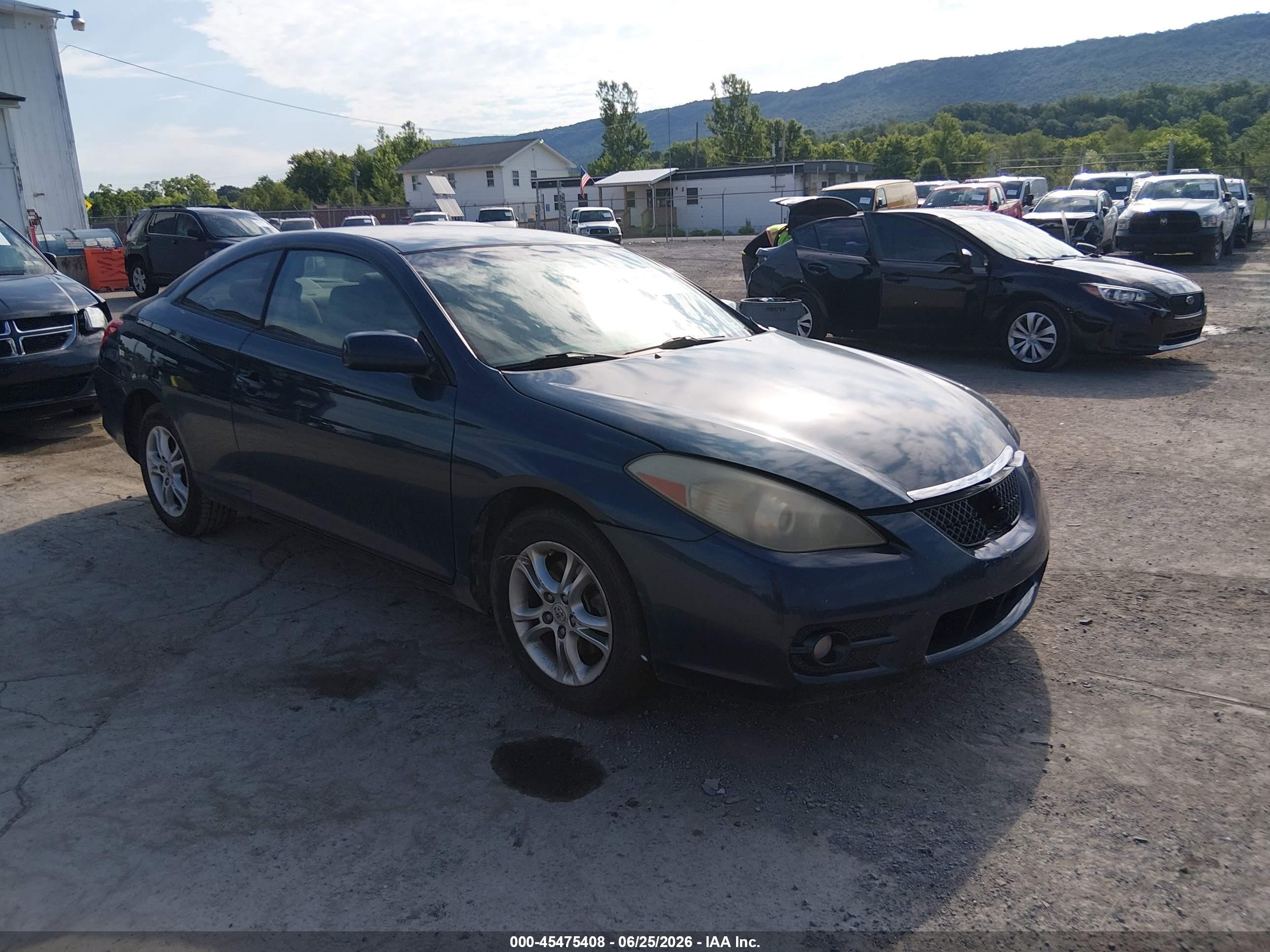 2007 Toyota Camry Solara Se V6 Blue vin: 4T1CA30P47U110959