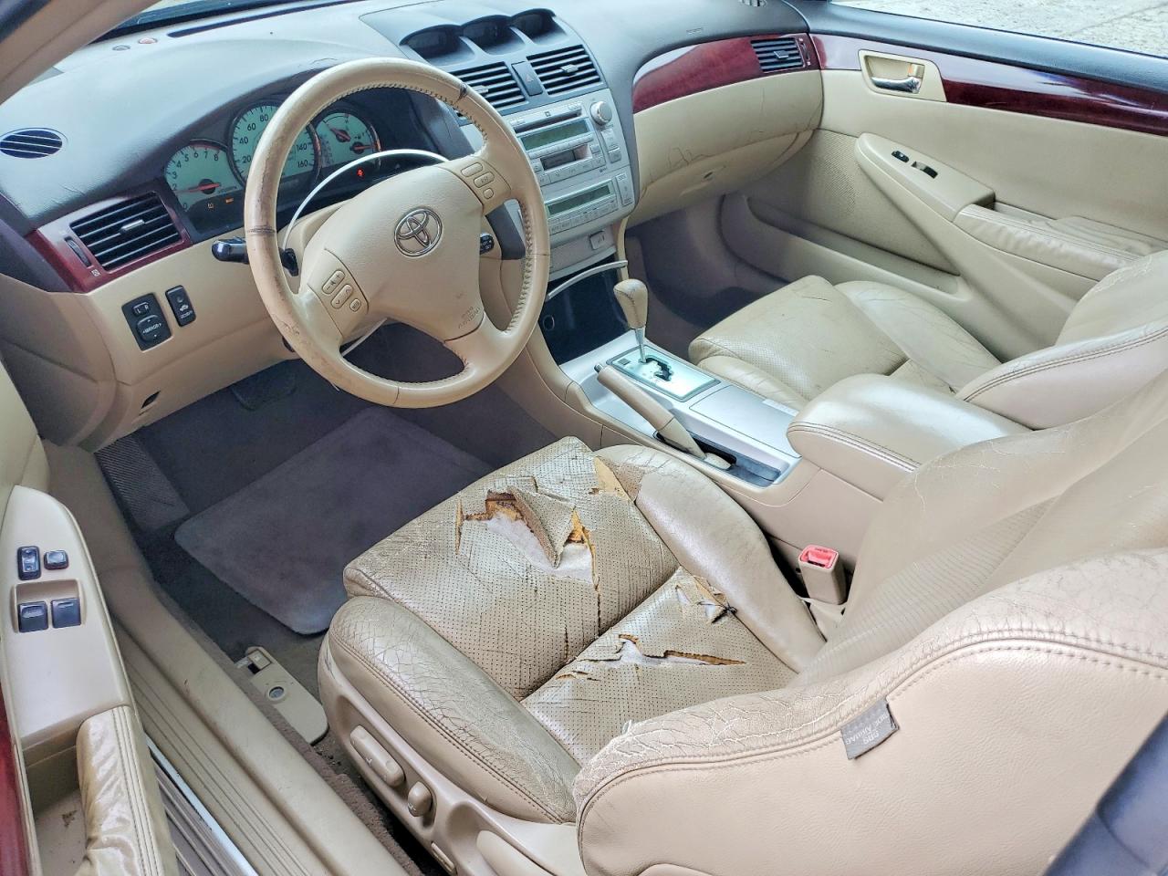 2004 Toyota Camry Solara Sle V6 Cream vin: 4T1CA30P54U010493