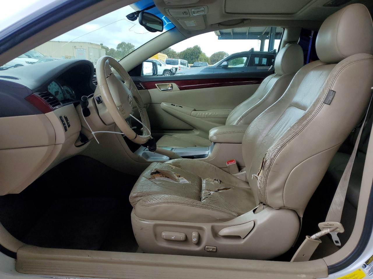 2004 Toyota Camry Solara Sle V6 Cream vin: 4T1CA30P54U010493