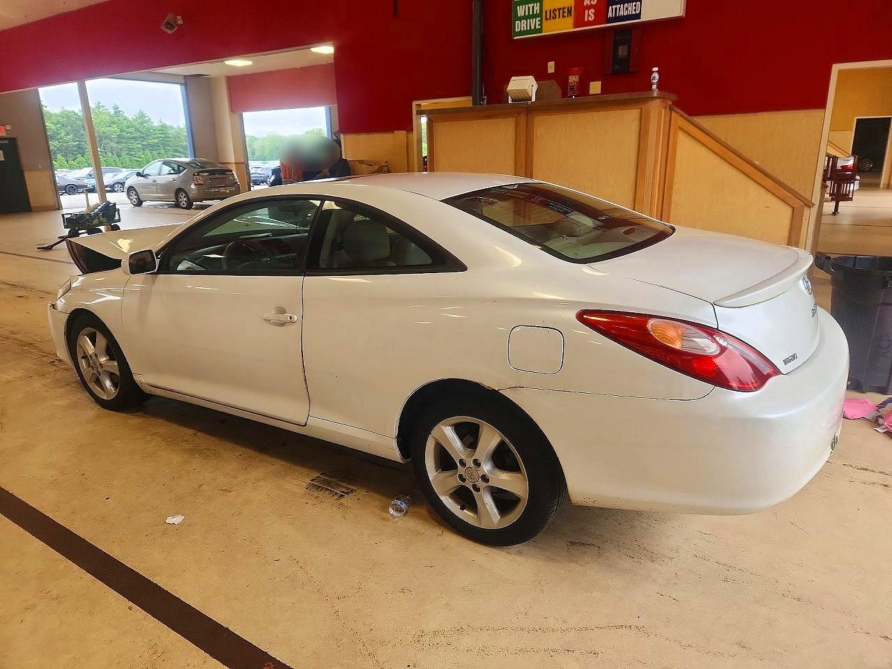 2004 Toyota Camry Solara Sle V6 White vin: 4T1CA30P54U011627