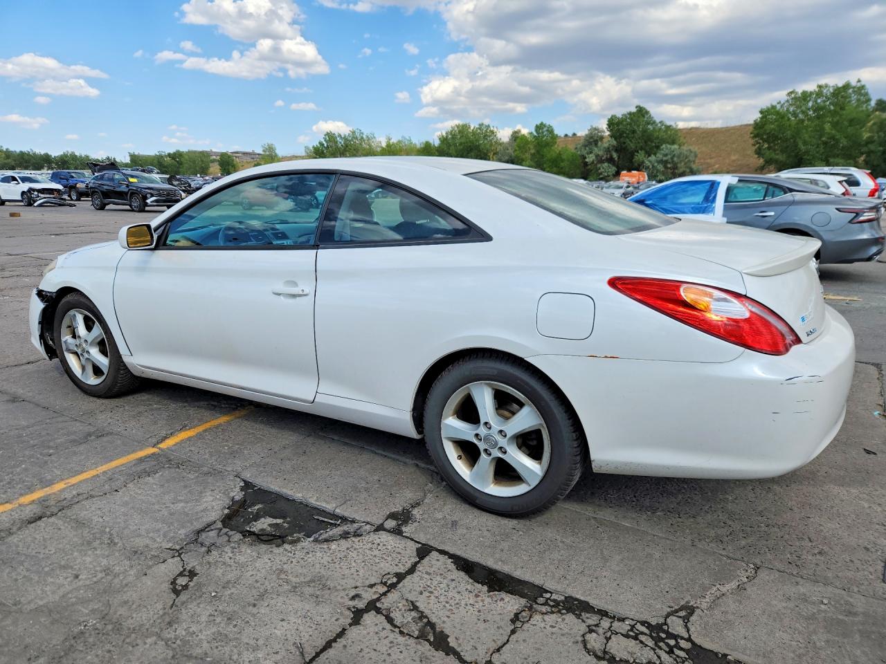 2004 Toyota Camry Solara Sle V6 White vin: 4T1CA30P54U023356
