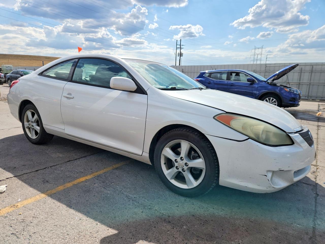 2004 Toyota Camry Solara Sle V6 White vin: 4T1CA30P54U023356