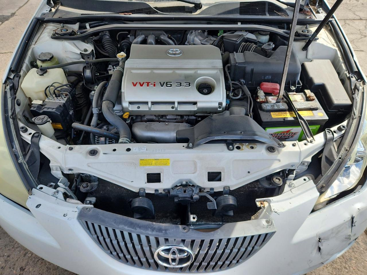 2004 Toyota Camry Solara Sle V6 White vin: 4T1CA30P54U023356