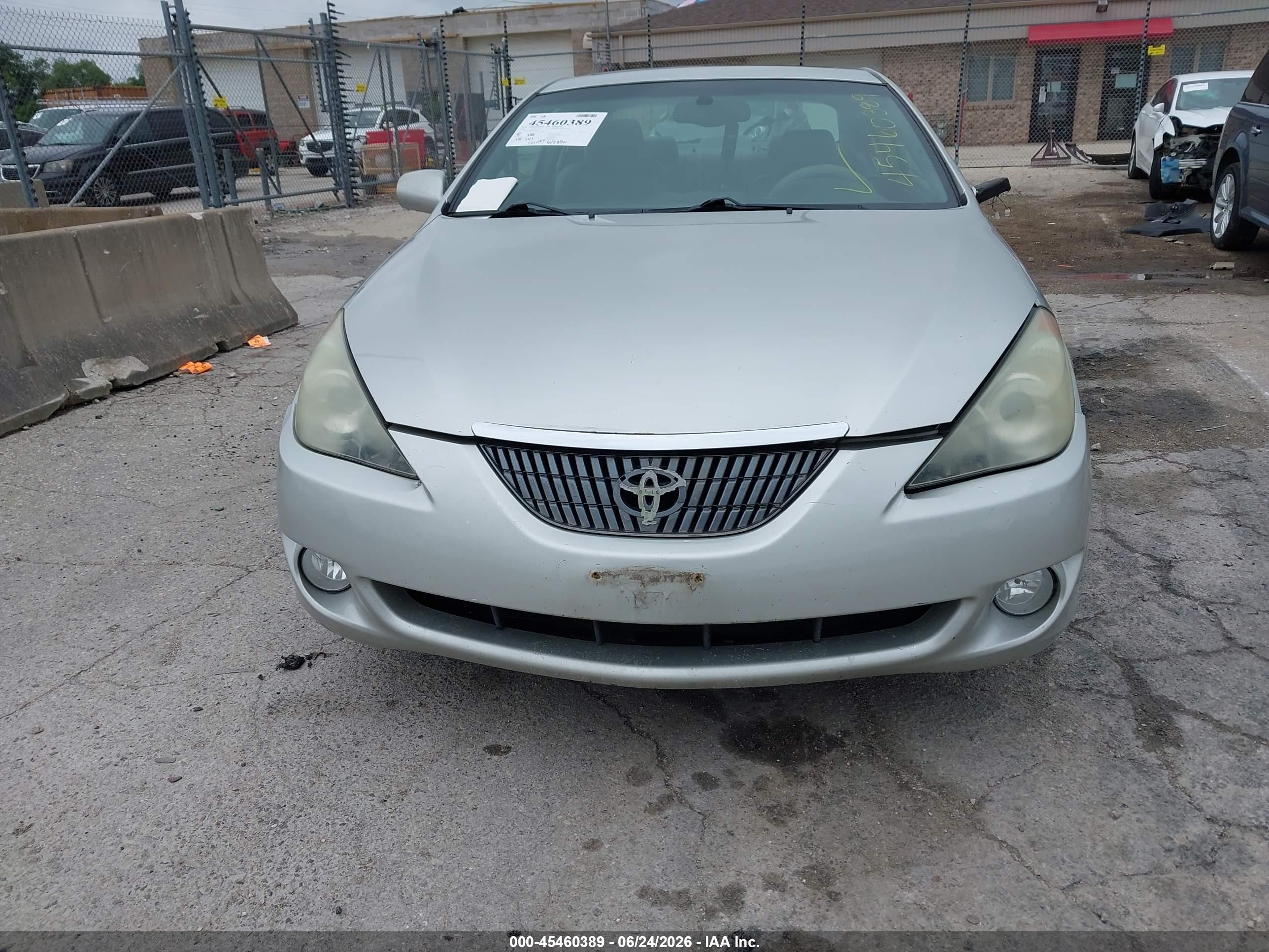 2004 Toyota Camry Solara Sle V6 Silver vin: 4T1CA30P54U028413