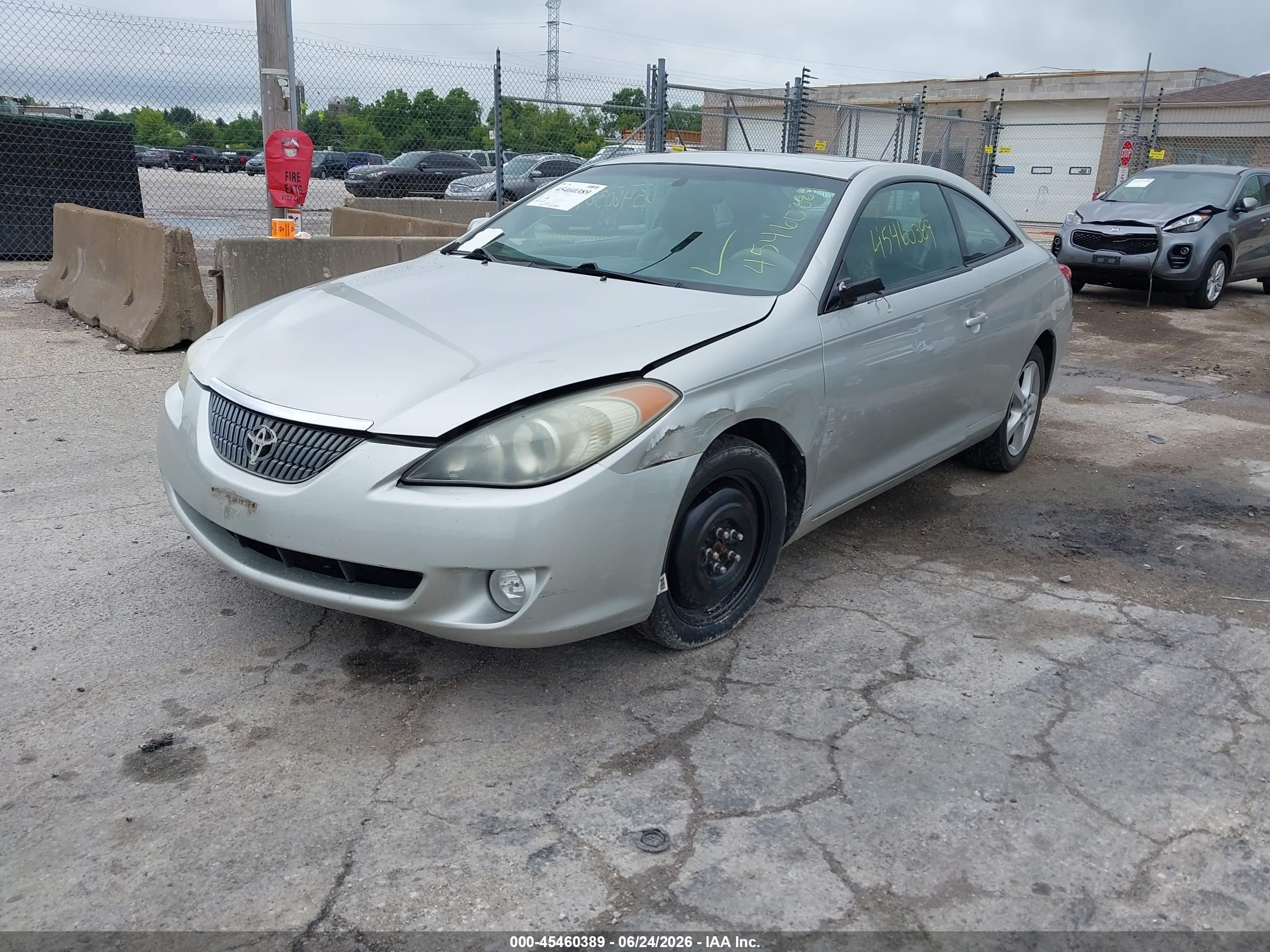 2004 Toyota Camry Solara Sle V6 Silver vin: 4T1CA30P54U028413