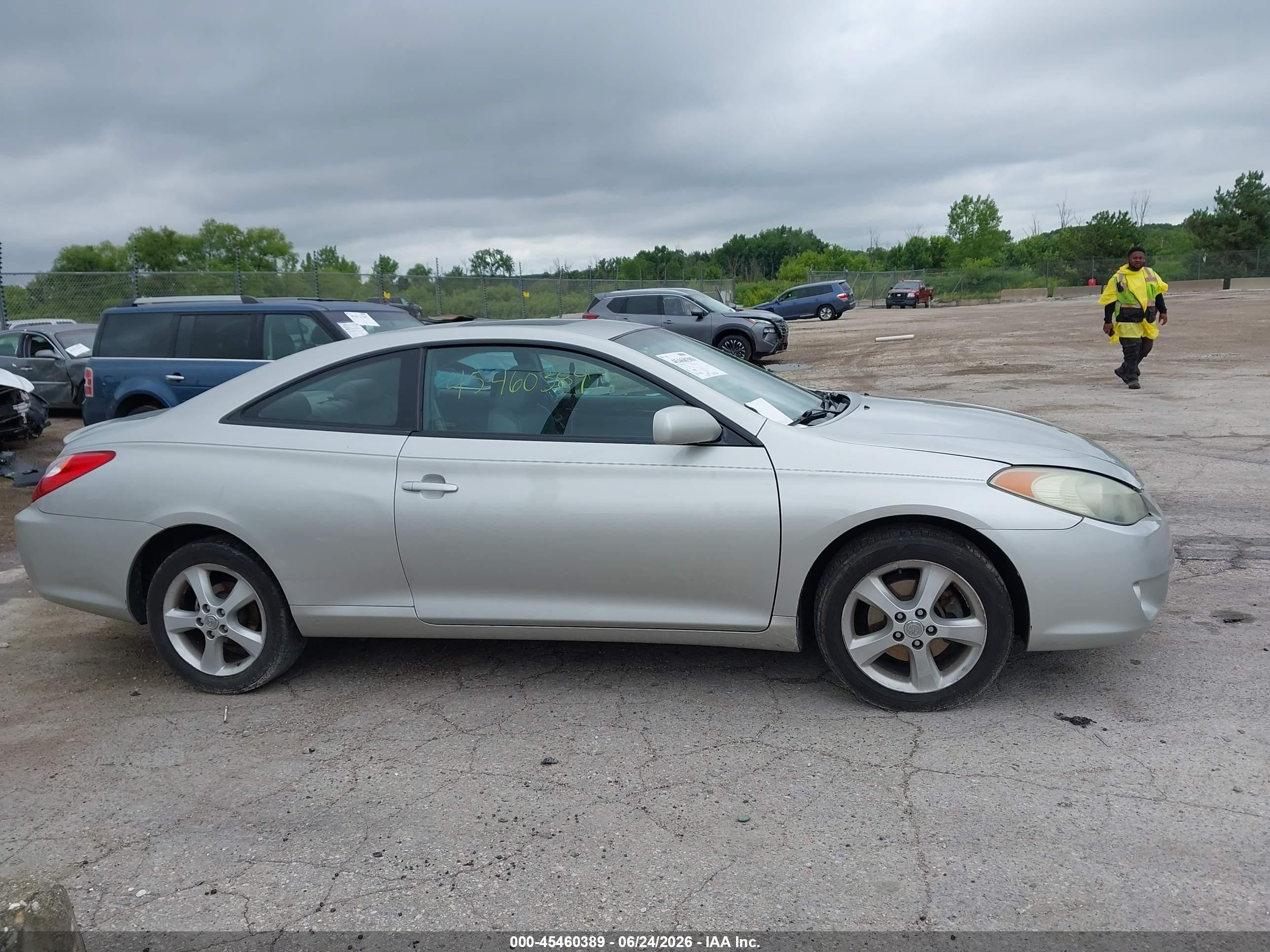 2004 Toyota Camry Solara Sle V6 Silver vin: 4T1CA30P54U028413
