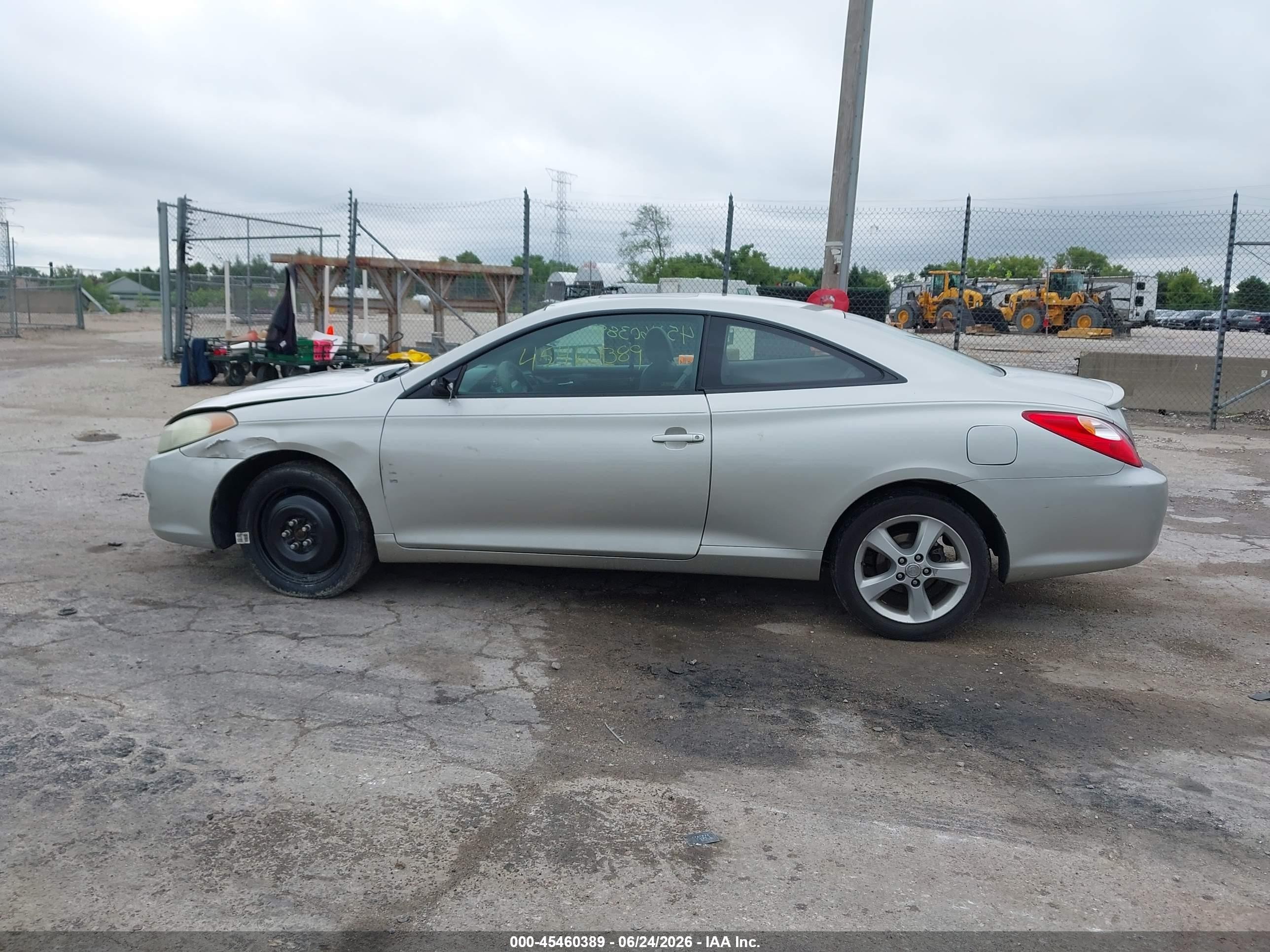2004 Toyota Camry Solara Sle V6 Silver vin: 4T1CA30P54U028413