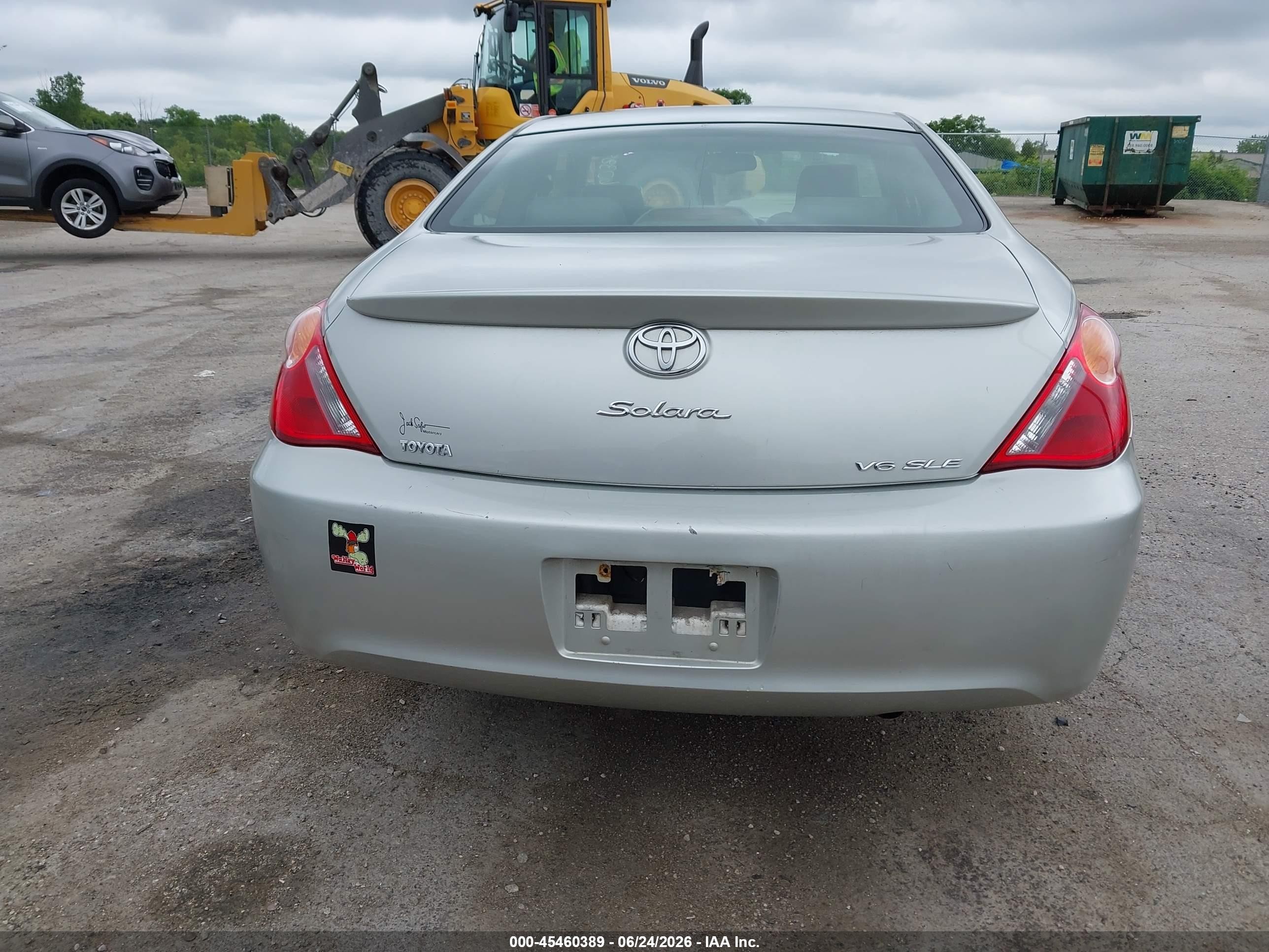 2004 Toyota Camry Solara Sle V6 Silver vin: 4T1CA30P54U028413