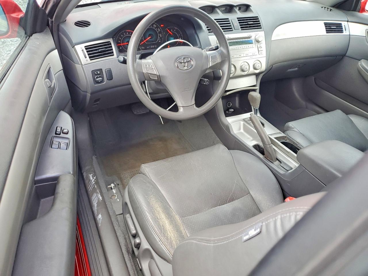 2007 Toyota Camry Solara Se V6 Red vin: 4T1CA30P57U124269