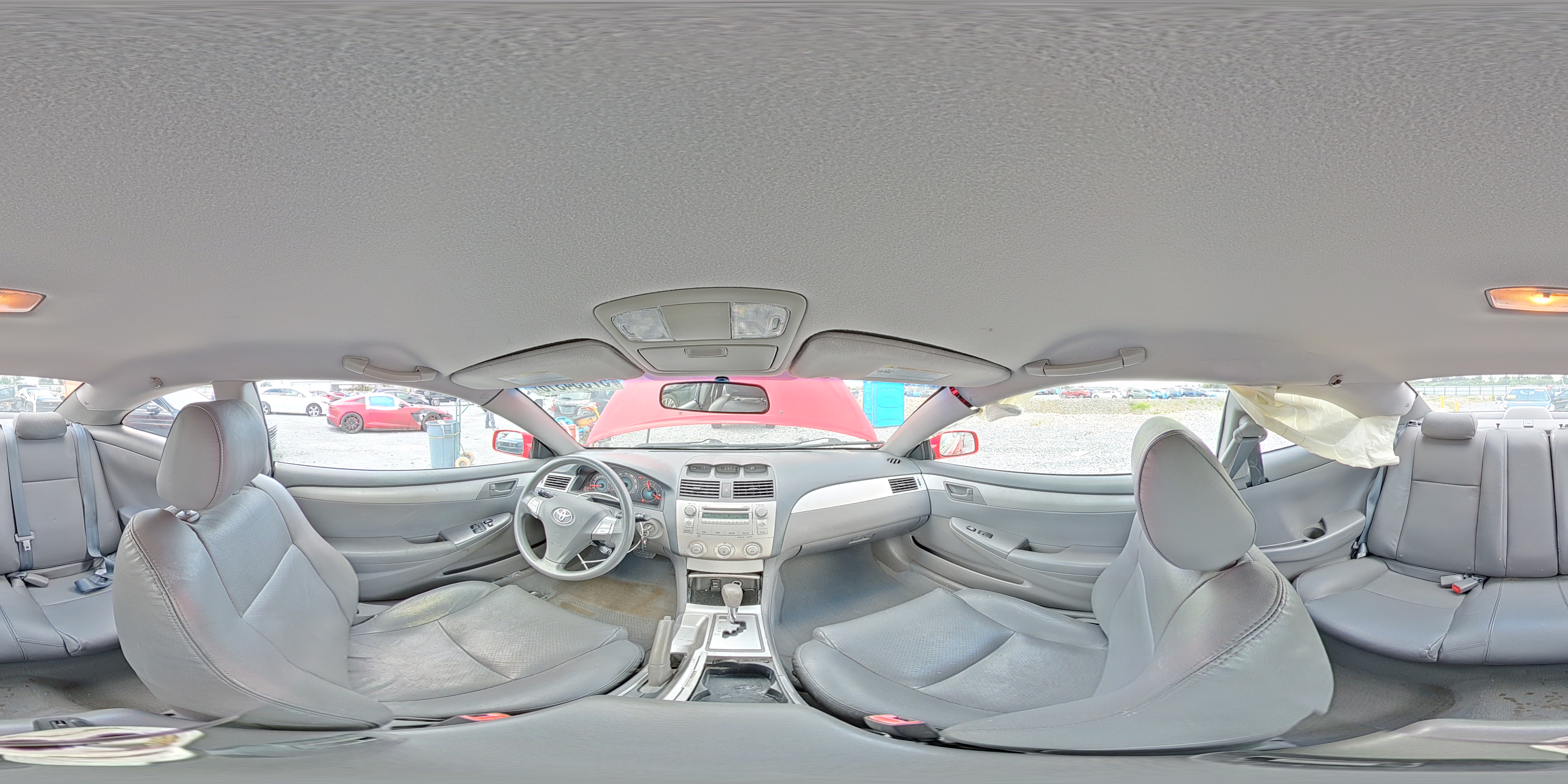 2007 Toyota Camry Solara Se V6 Red vin: 4T1CA30P57U124269